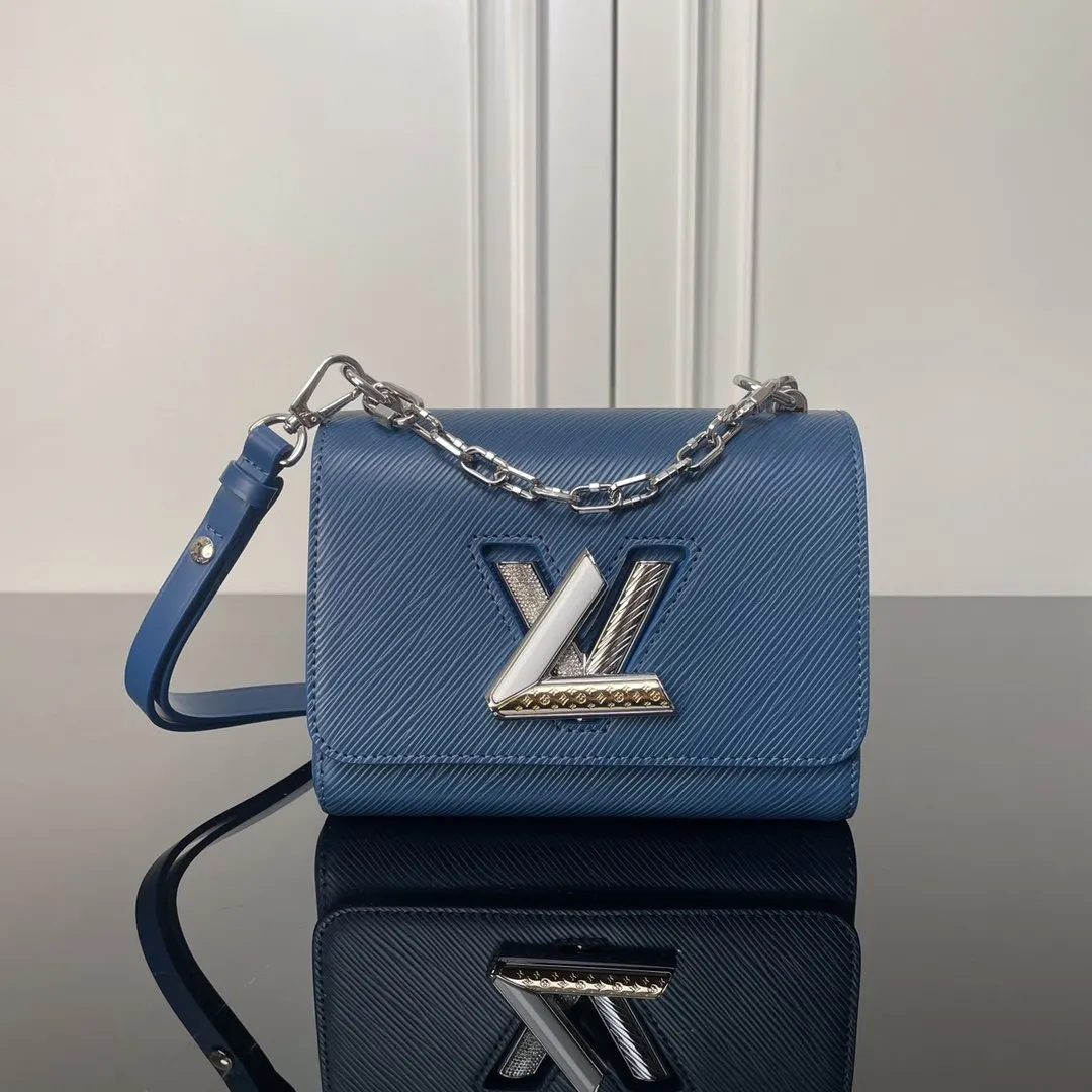 LV 蓝色 Mo链条包 精致链条款