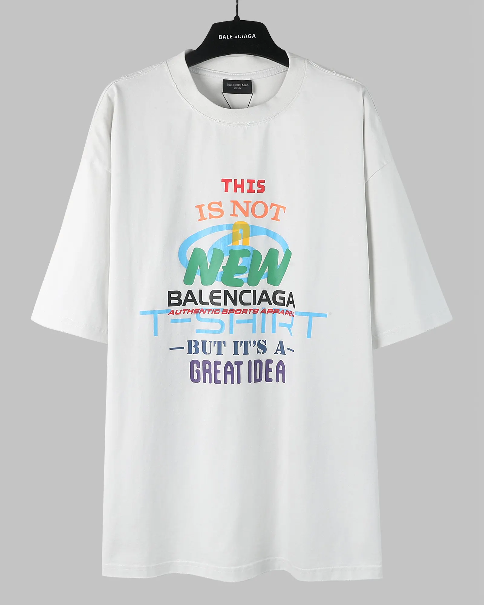 Balenciaga Logo Short Sleeve T-Shirt Street Casual
