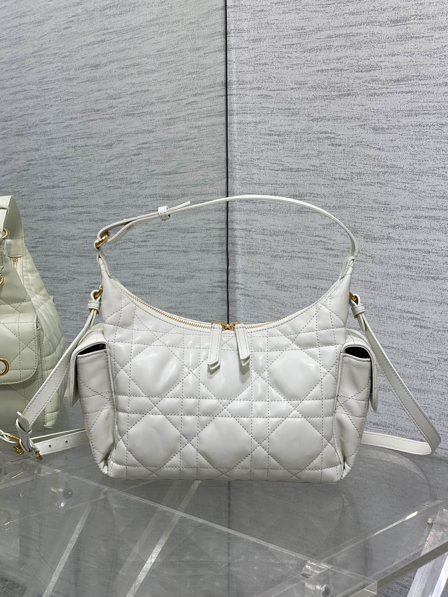 Dior Hobo Shoulder Bag Vintage Leather