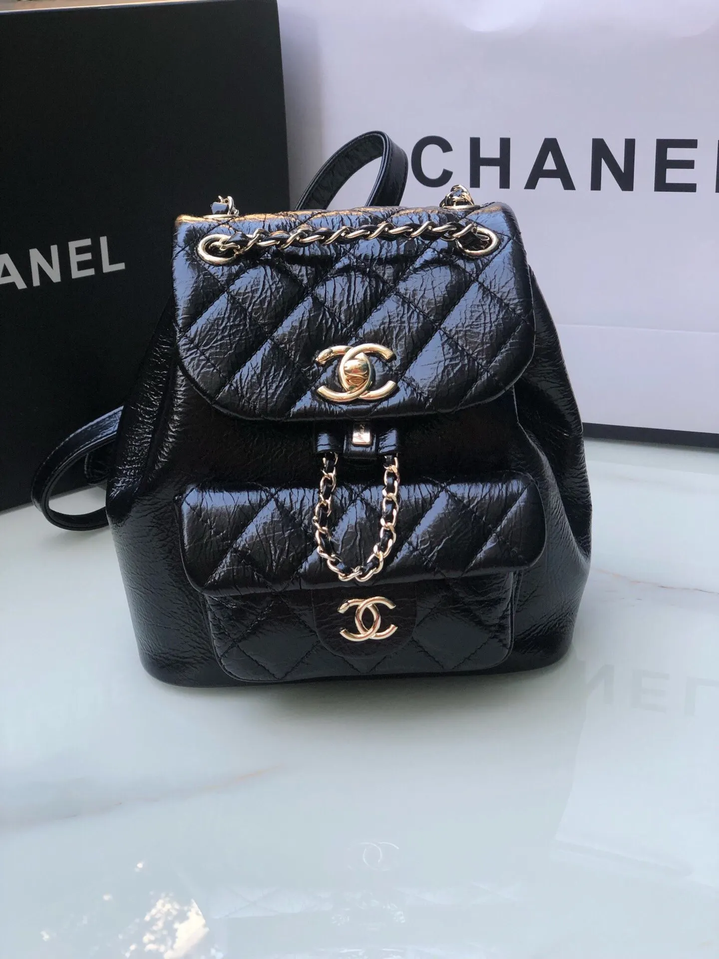 CHANEL 牛皮 厂价 包包 简 雙肩包 实用雙肩款