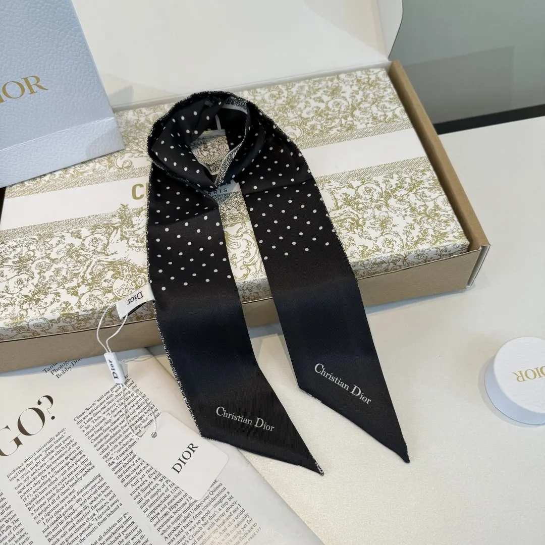 Dior 真絲髮帶 精緻配飾款