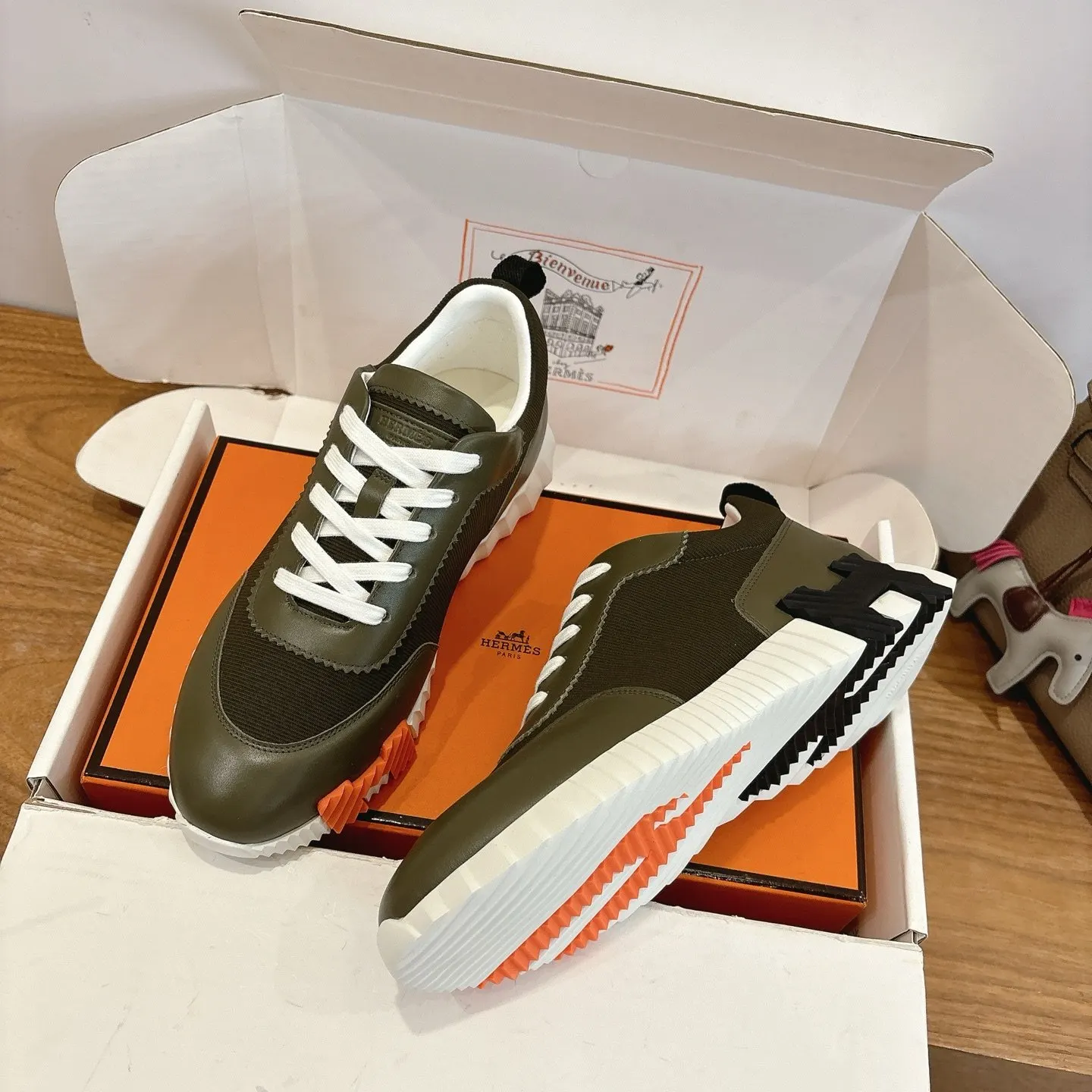 Hermes SS Sneakers Casual Versatile