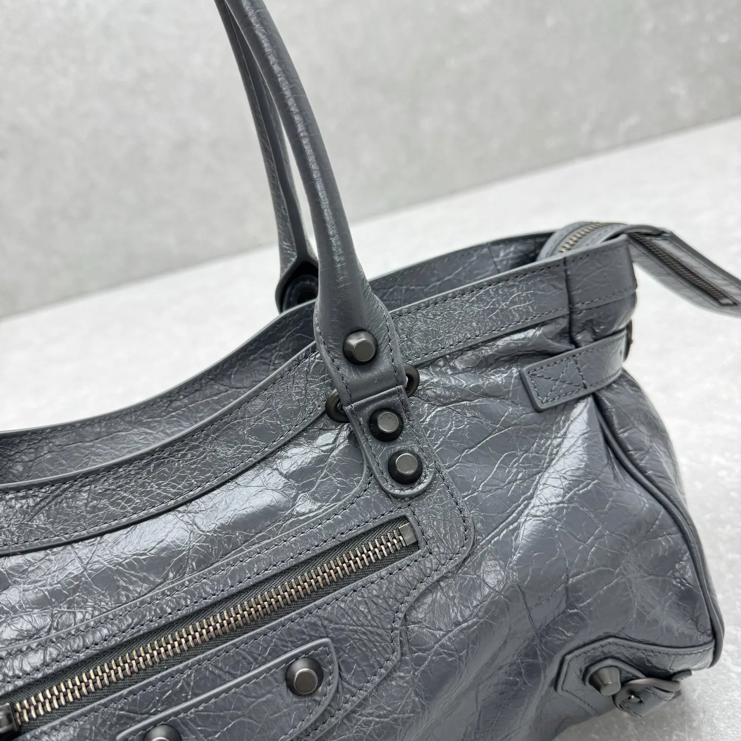 Balenciaga Gray Crossbody Bag Lightweight