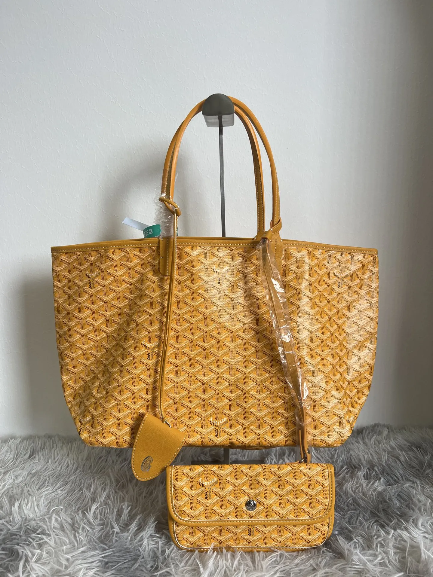 Yellow Tote Bag Leather