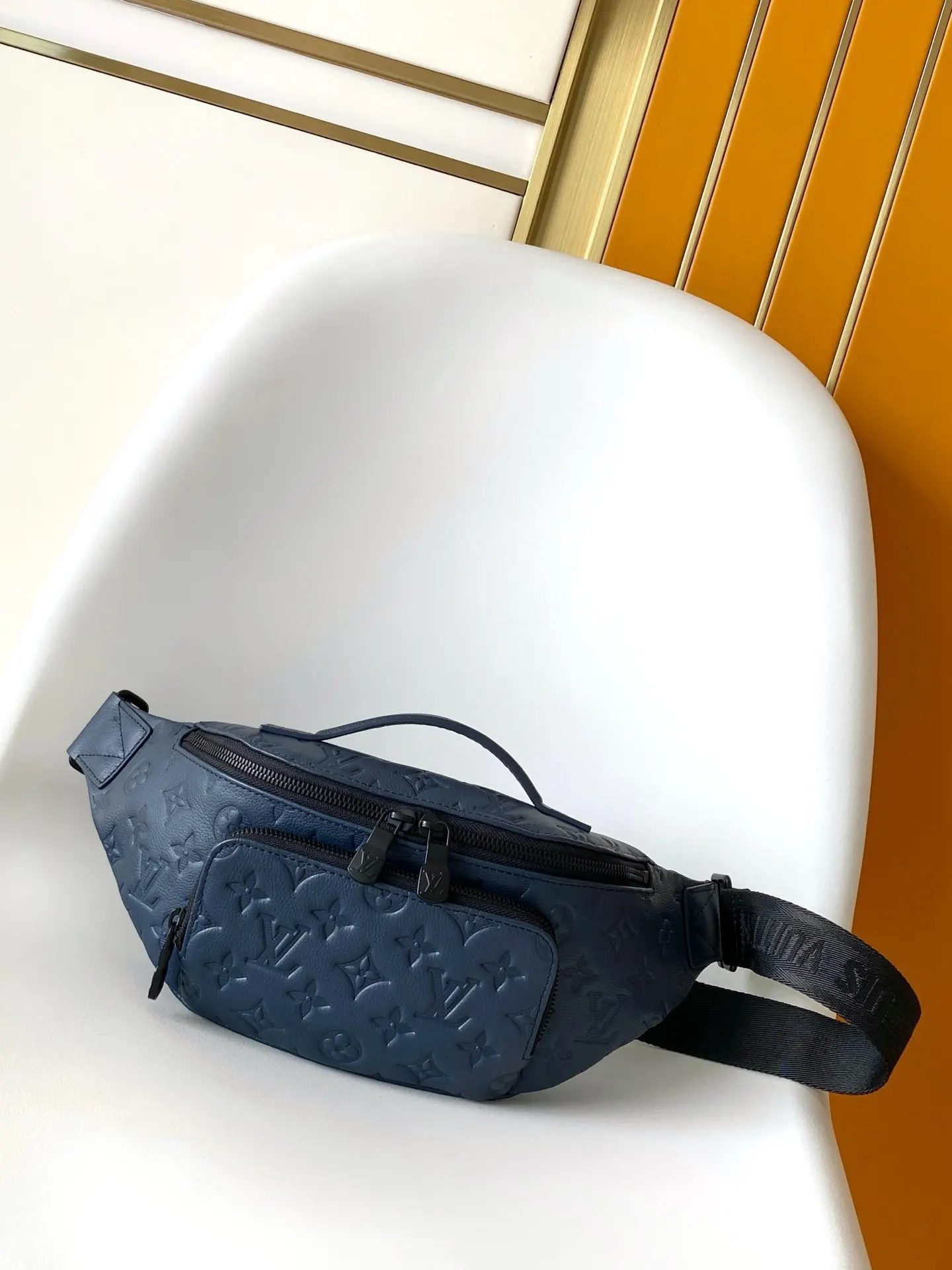 Black Belt Bag Casual Leather
