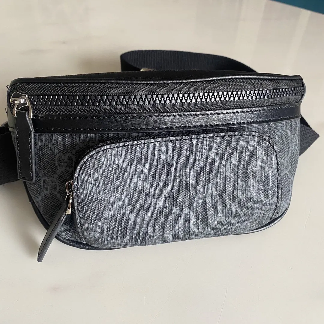 Gucci 黑色 腰包 休闲腰包款