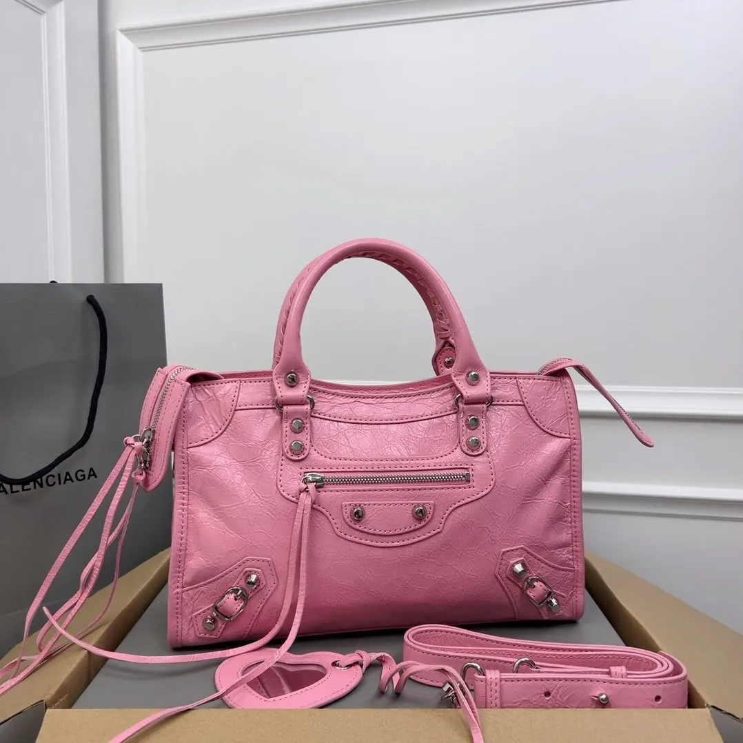 Balenciaga Pink Top Handle Bag Classic