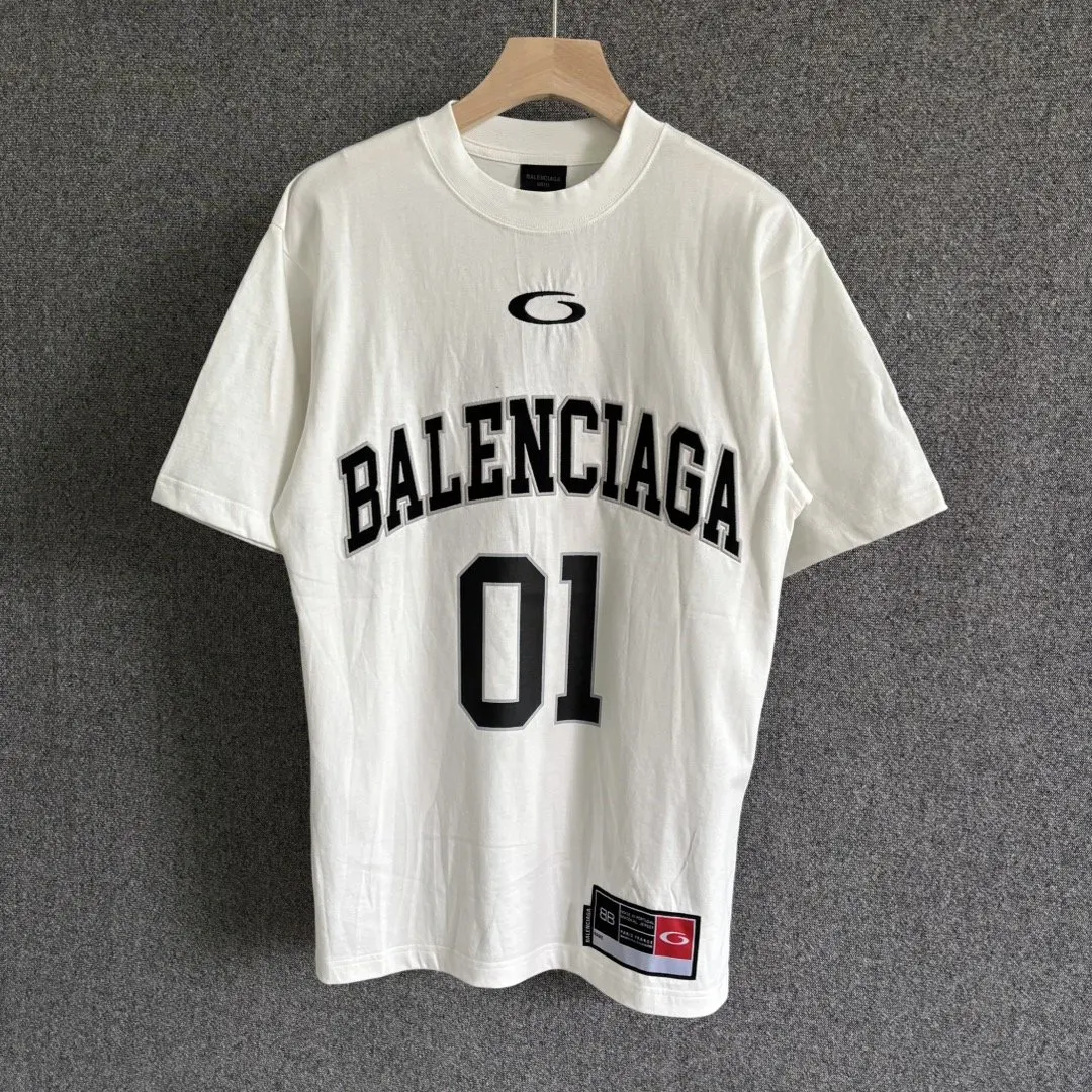 Balenciaga Logo Short Sleeve T-Shirt Loose Casual Style