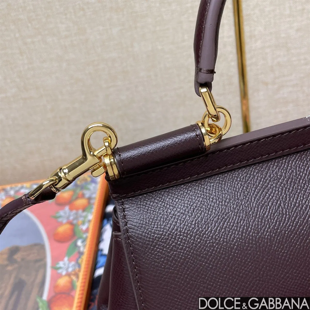 酒紅 Dolce Gabban杜嘉班纳 收納包 旅行收納款