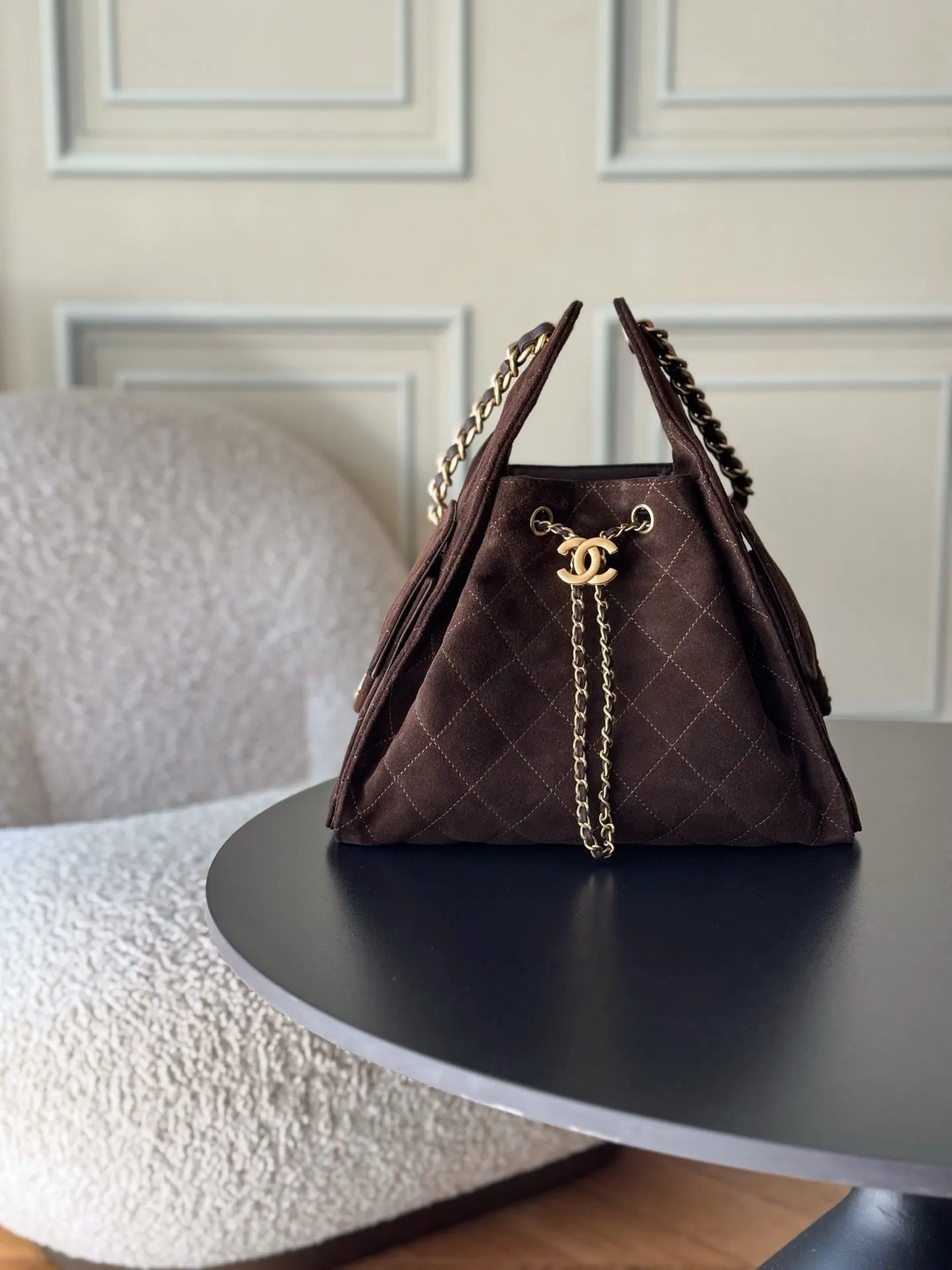 Chanel Hobo Shoulder Bag Vintage Leather