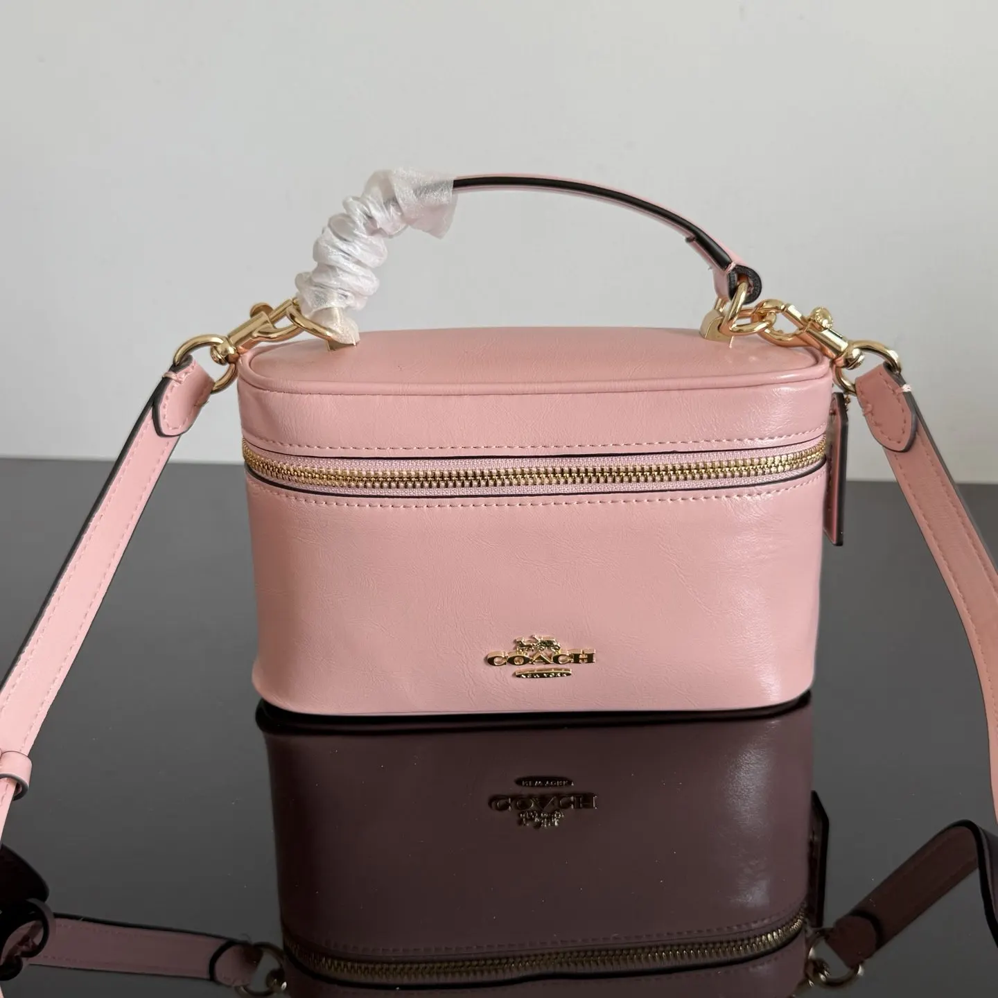 Coach 皮革 Originals 包 的材质选 化妝包 便携收納款