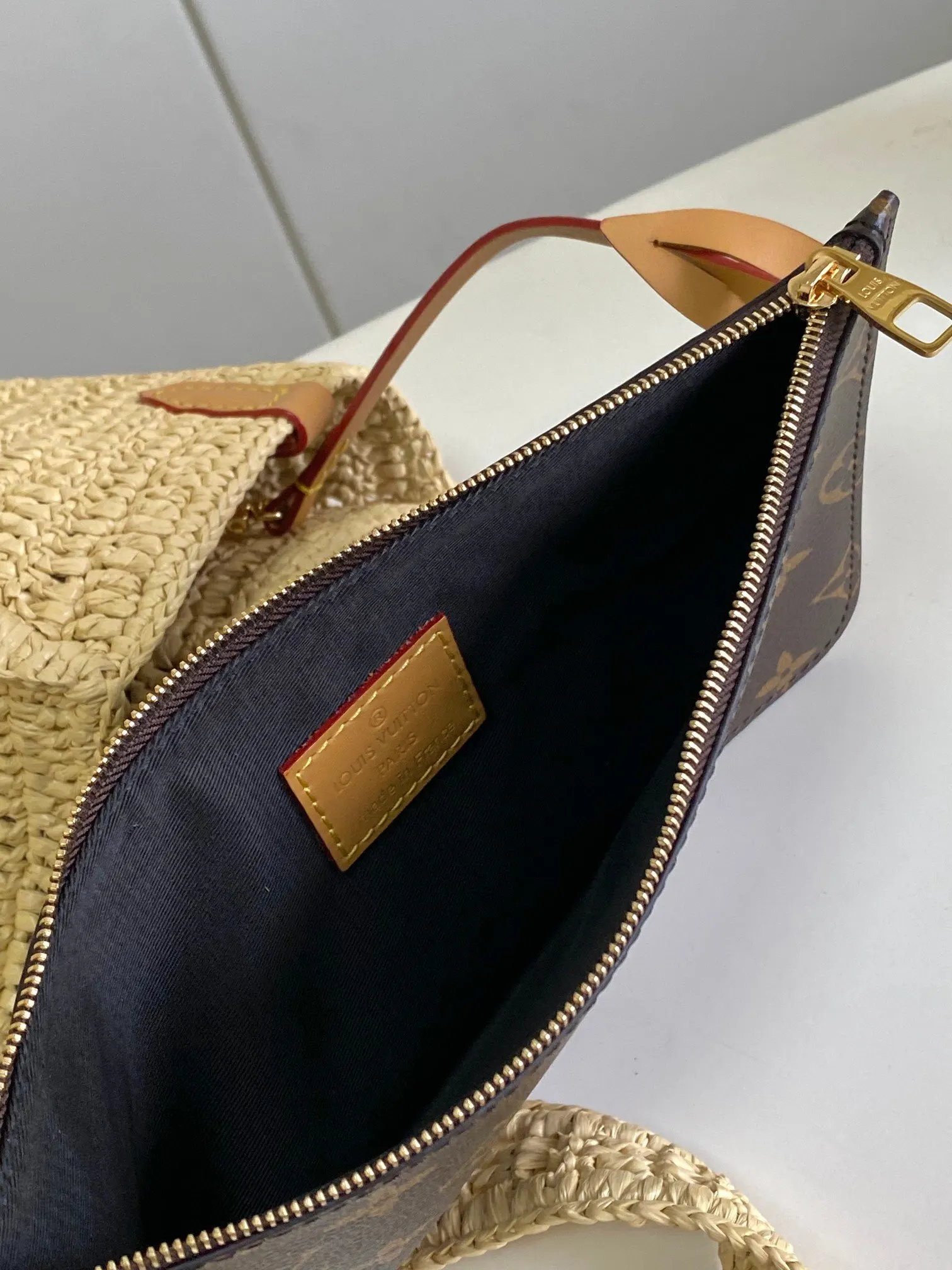 LV 棕色 牛皮 托特包 大容量托特款