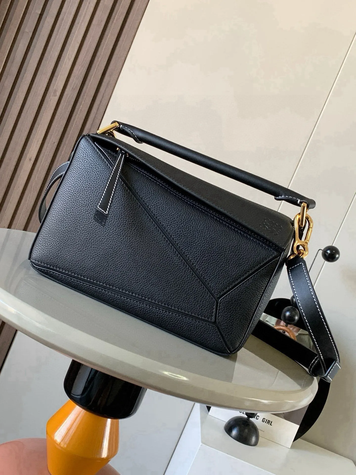 Black Clutch Bag Leather