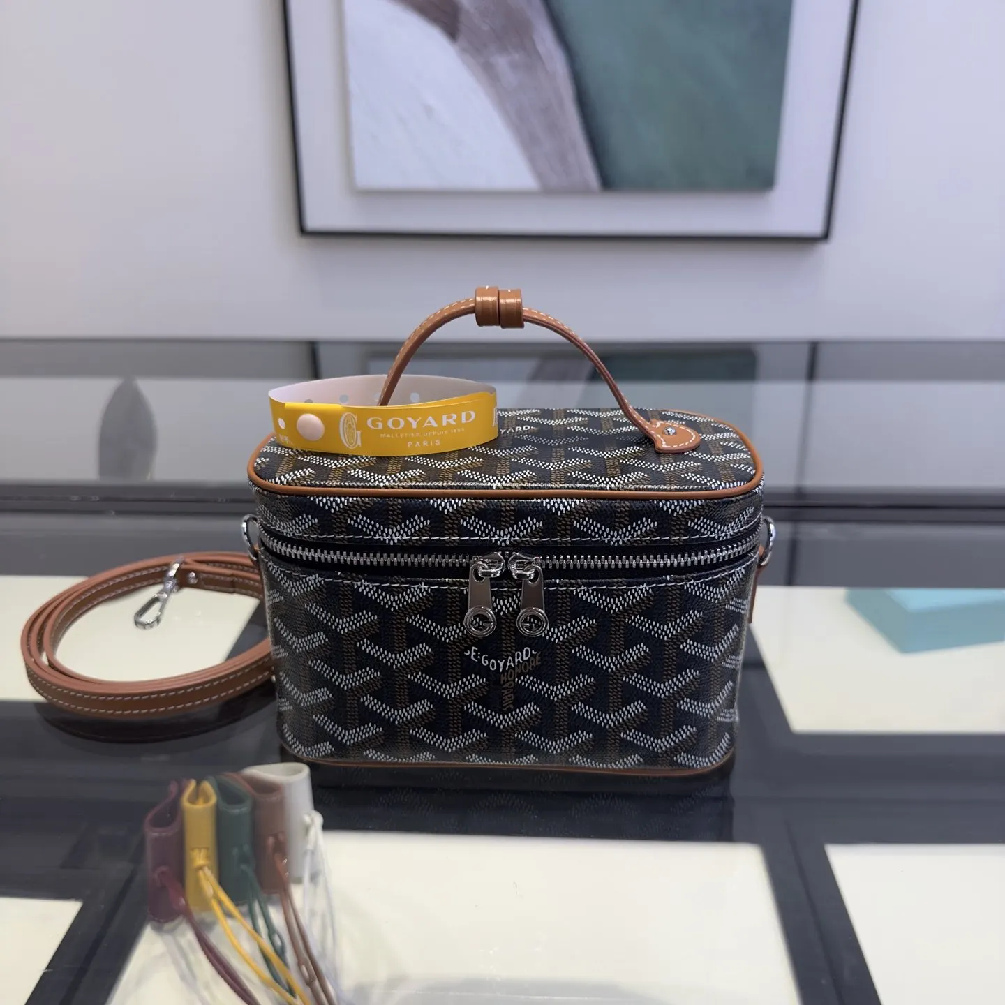 Goyard 棕色 小牛皮 收納包 旅行收納款