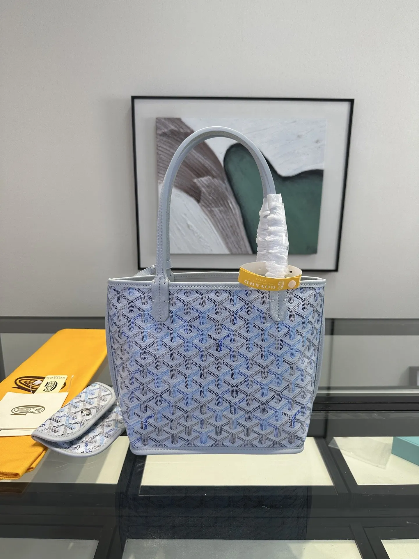 Goyard 小牛皮 戈雅 菜篮子 Anjou mini托特 双面使用 极 托特包 大容量托特款