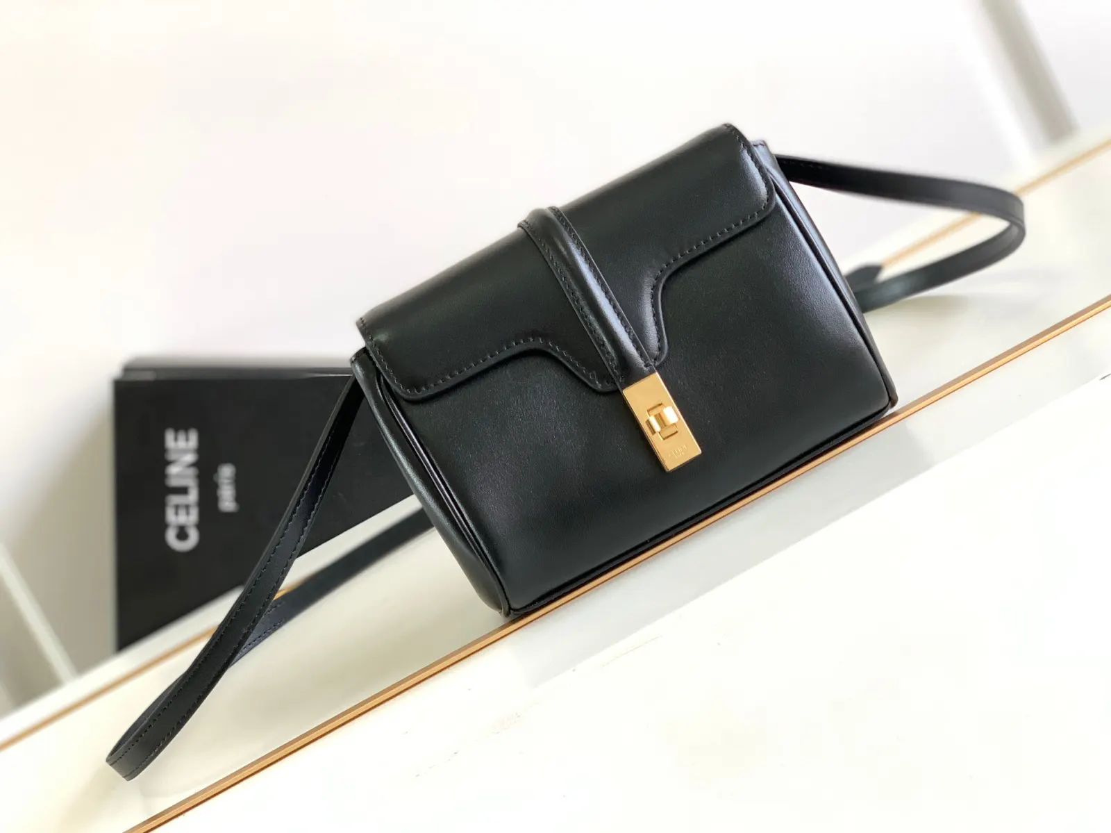 牛皮 春季 ｜CELIN SOFT 迷你光滑牛皮 斜挎包 轻便斜挎款