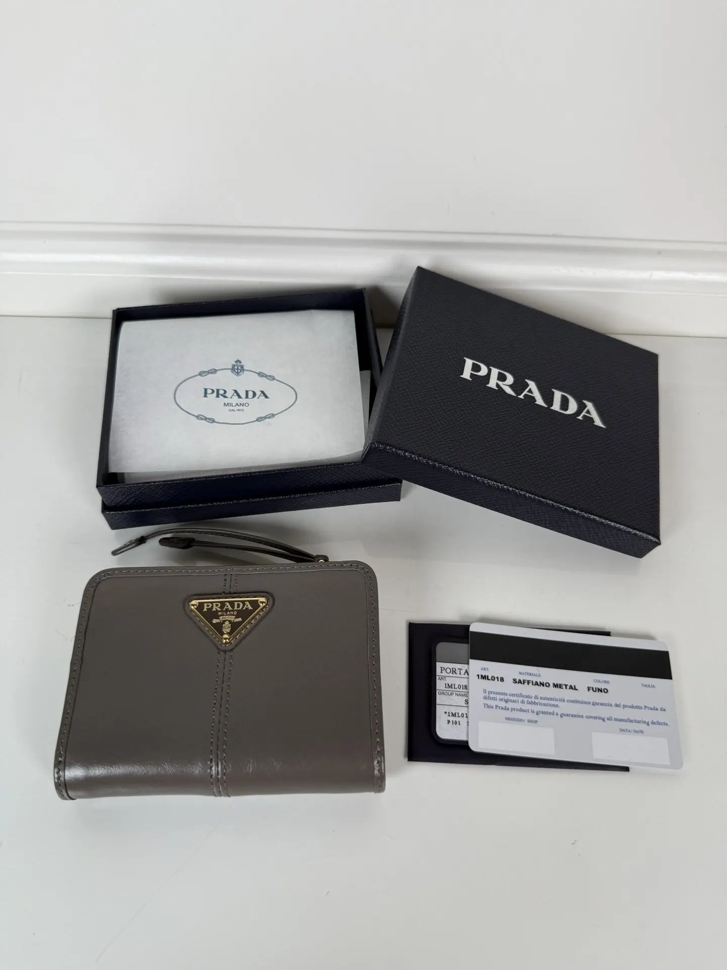 Prada Black Card Holder
