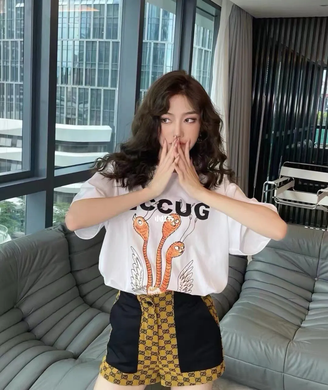 Gucci Logo印花短袖T恤