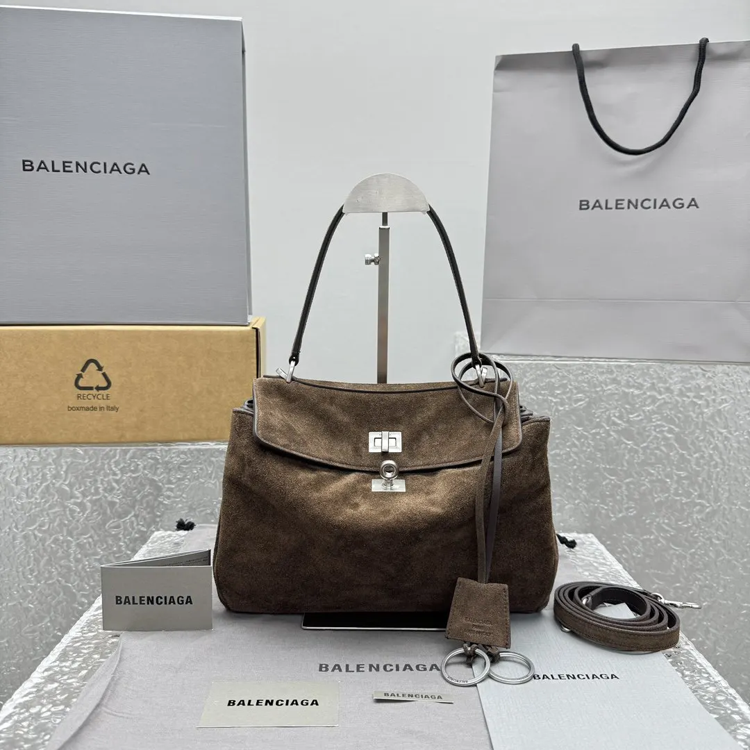 Balenciaga Rodeo 棕色 腋下包 簡約腋下款