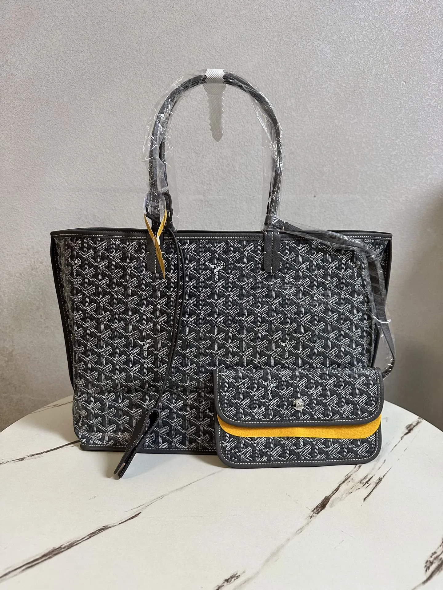 Goyard 灰色 小牛皮 托特包 大容量托特款