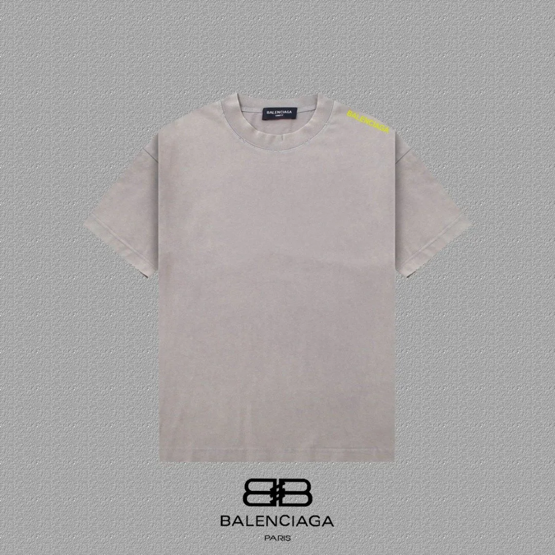 Balenciaga Paris 黑色 短袖T恤 街頭休閒款