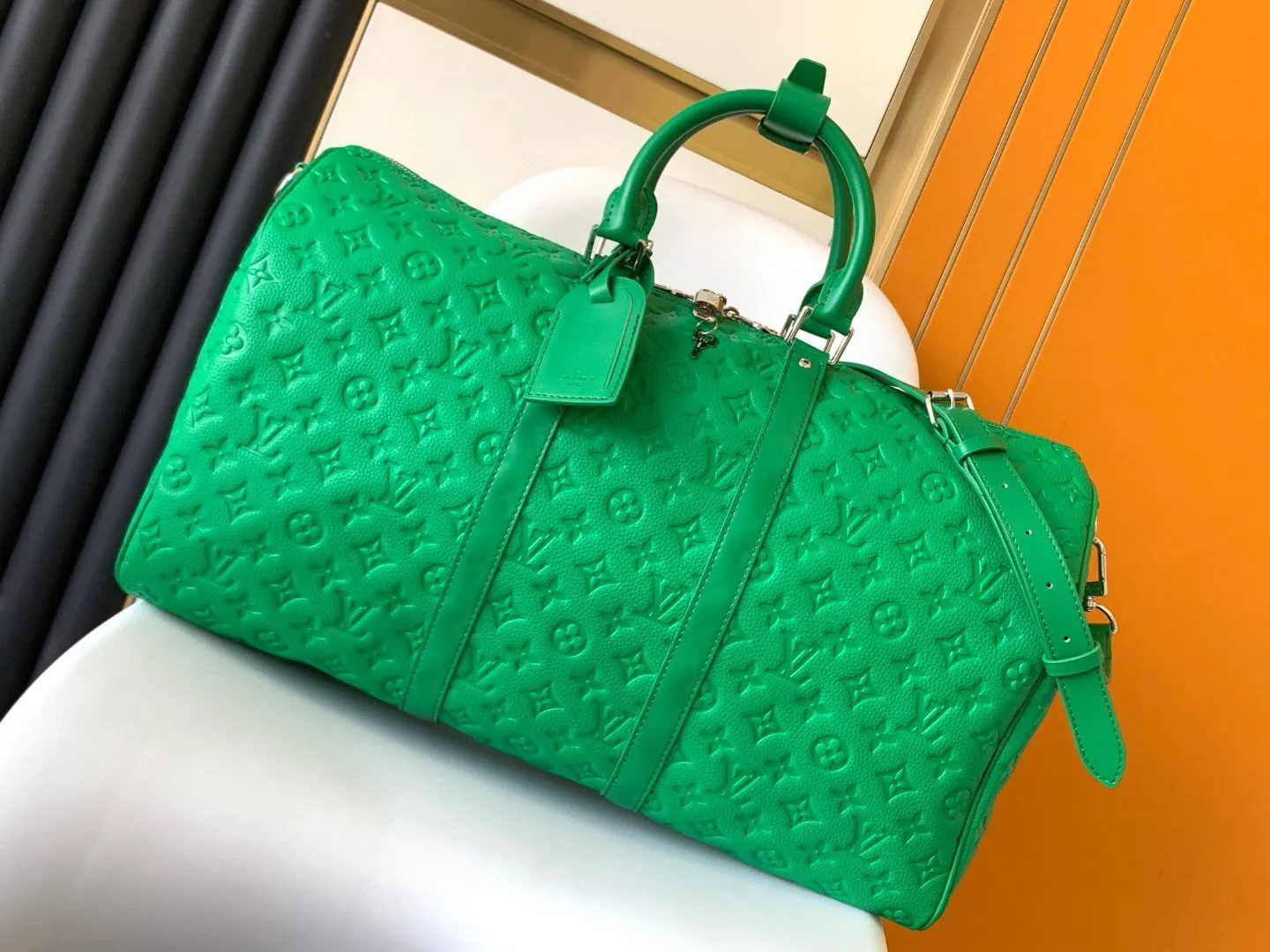 Keepall 紅色 黃色 Mo旅行袋 大容量旅行款