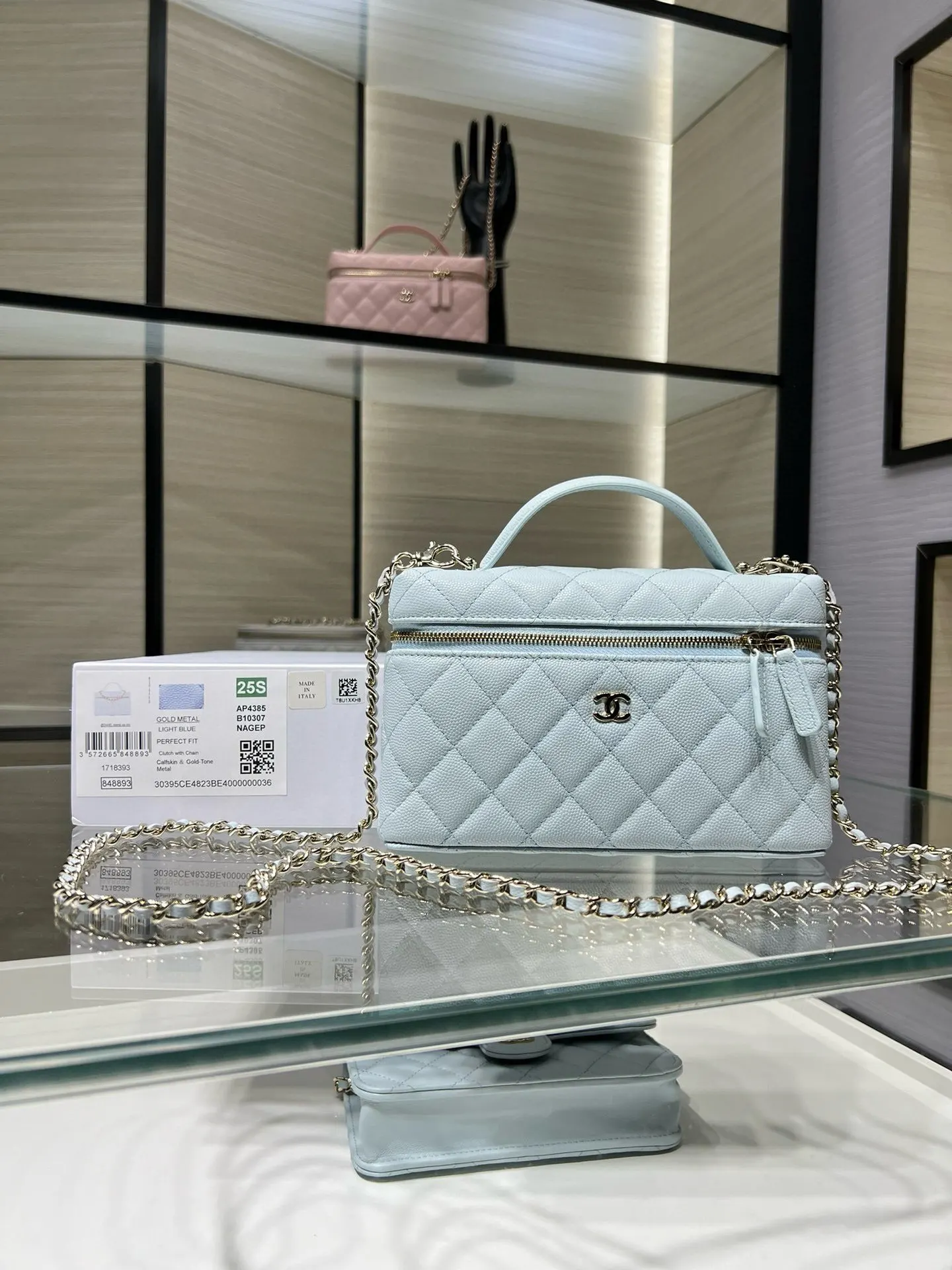 CHANEL 牛皮Coco Handle手提包 手提斜挎