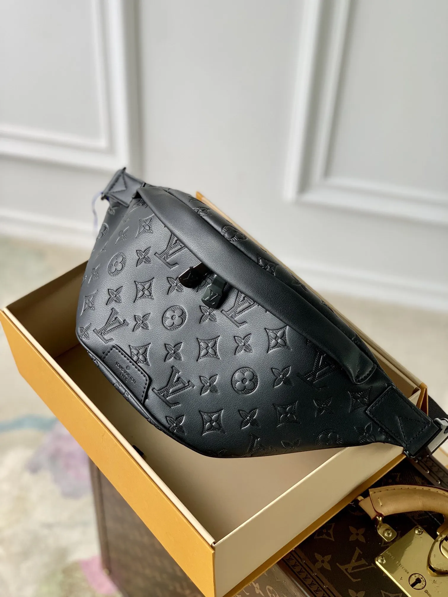 小牛皮 腰包 休闲腰包款