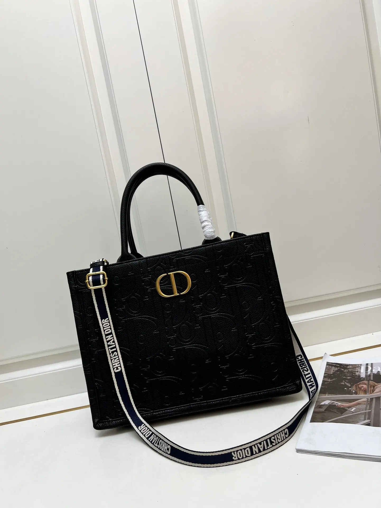 Dior 酒紅 托特包 大容量托特款