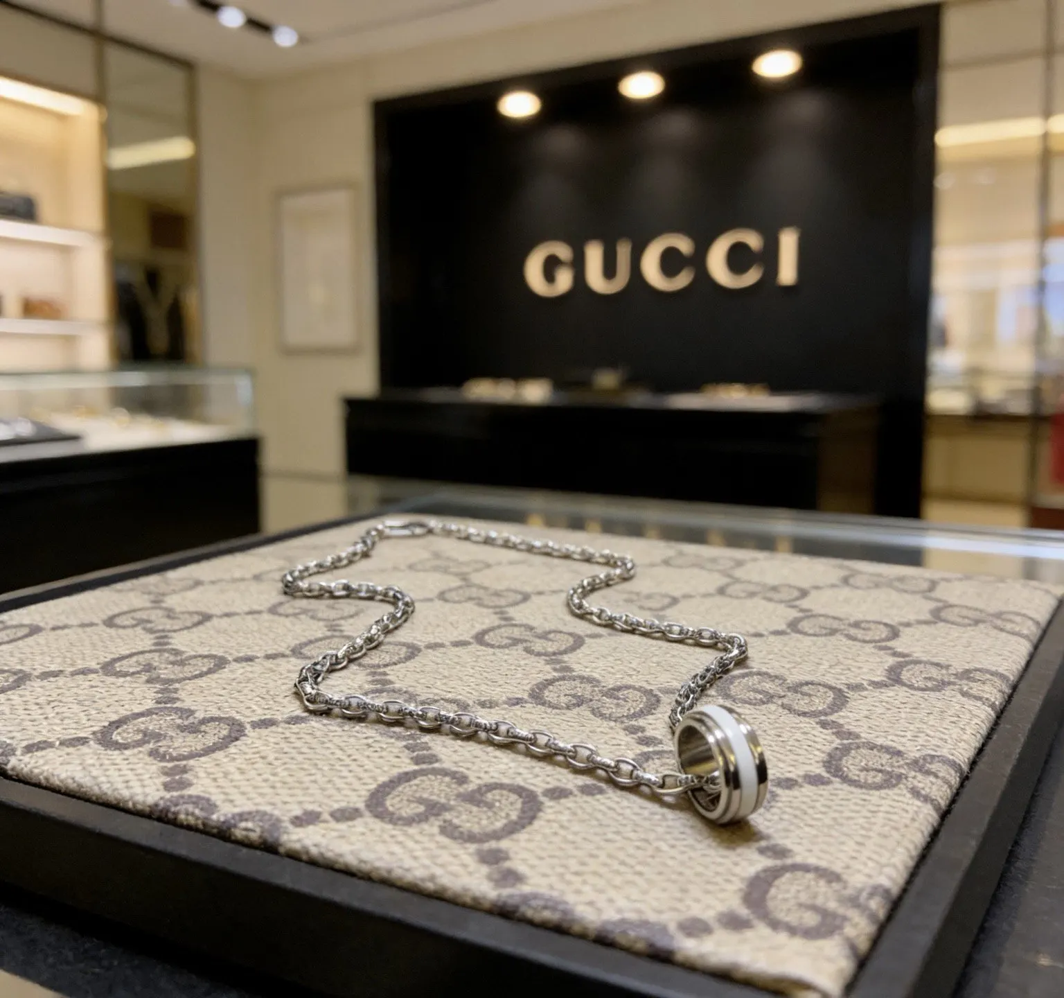 Gucci 鏈條包 單肩斜挎款