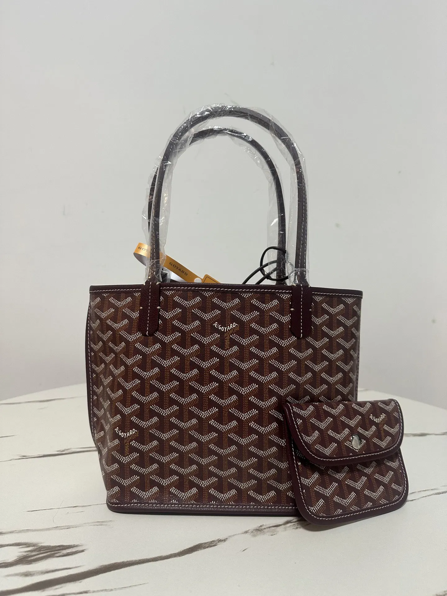 Goyard 红色 酒红 小牛皮 托特包 大容量托特款