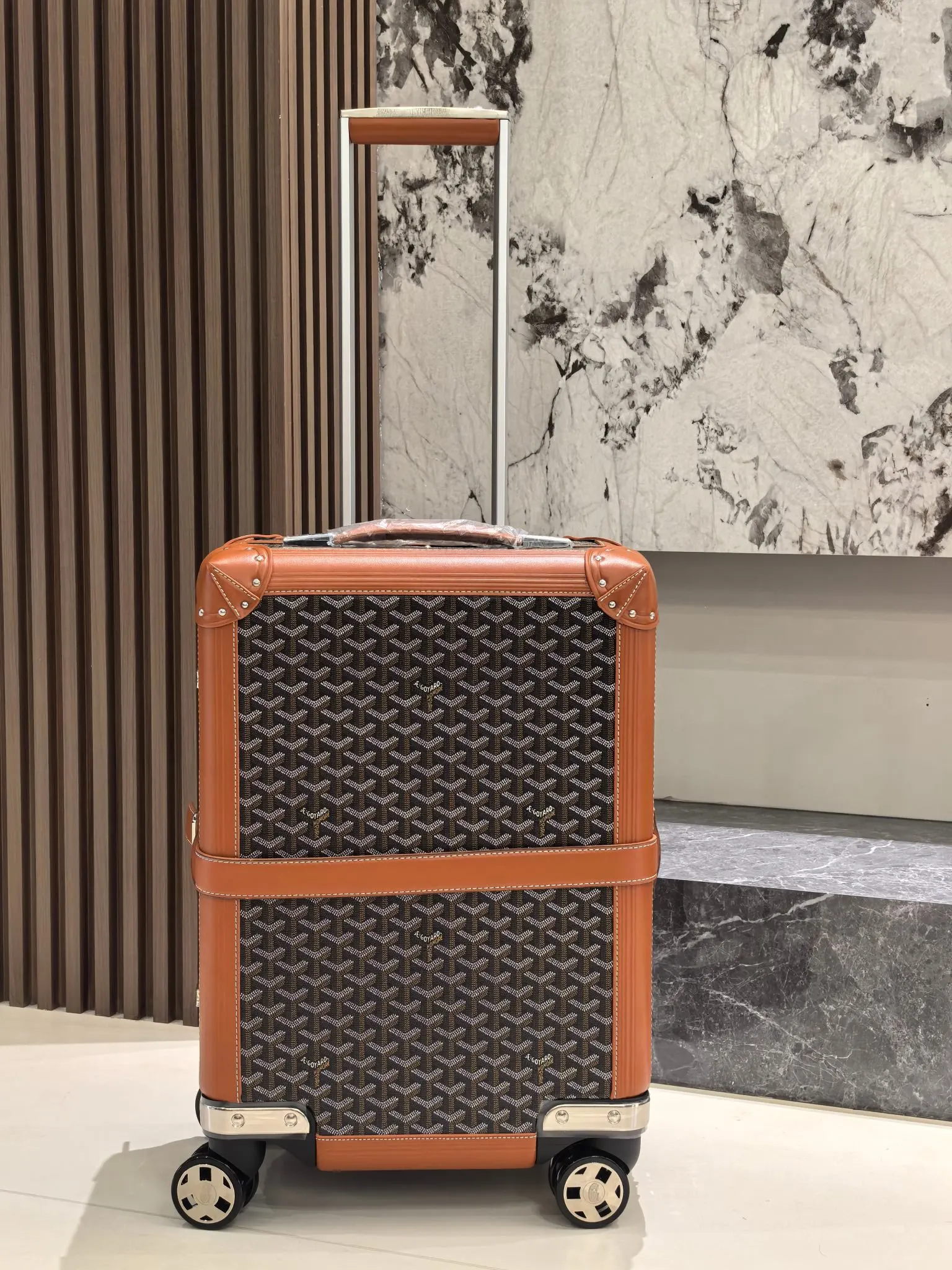 Goyard 戈雅 寸登机箱 全手工精心打造 行李箱 旅行拉杆款 轻便出行款
