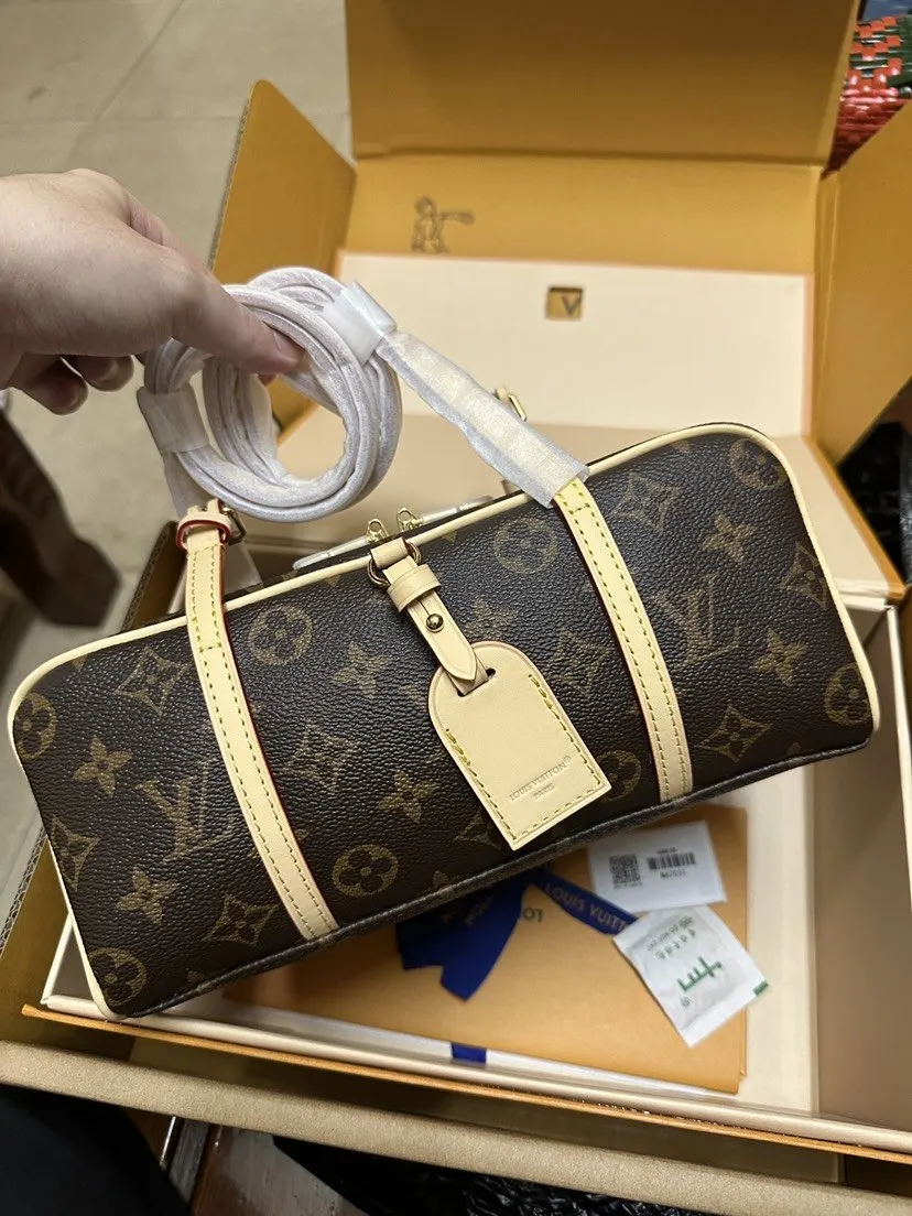 老花 HANG ON 手袋 腋下包 復古腋下背款