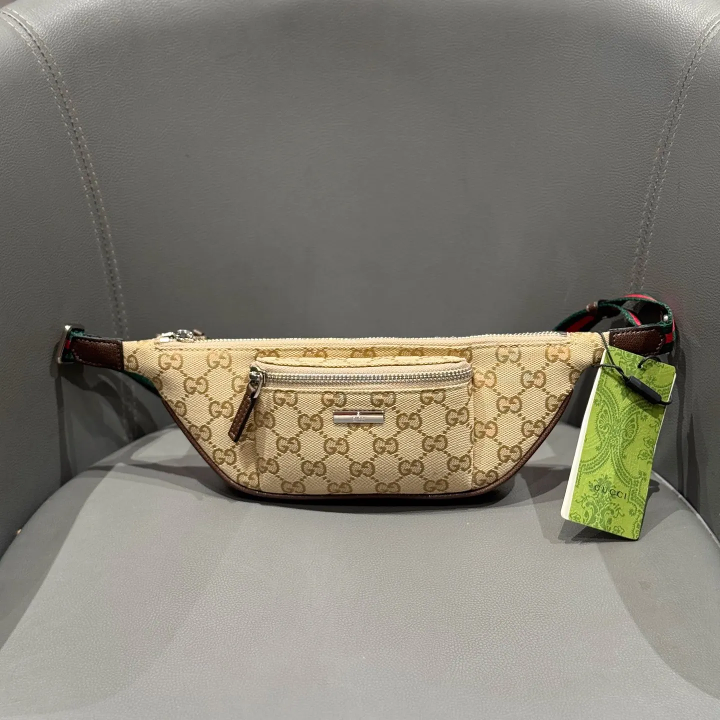 Gucci 帆布 腰包 休閒腰包款