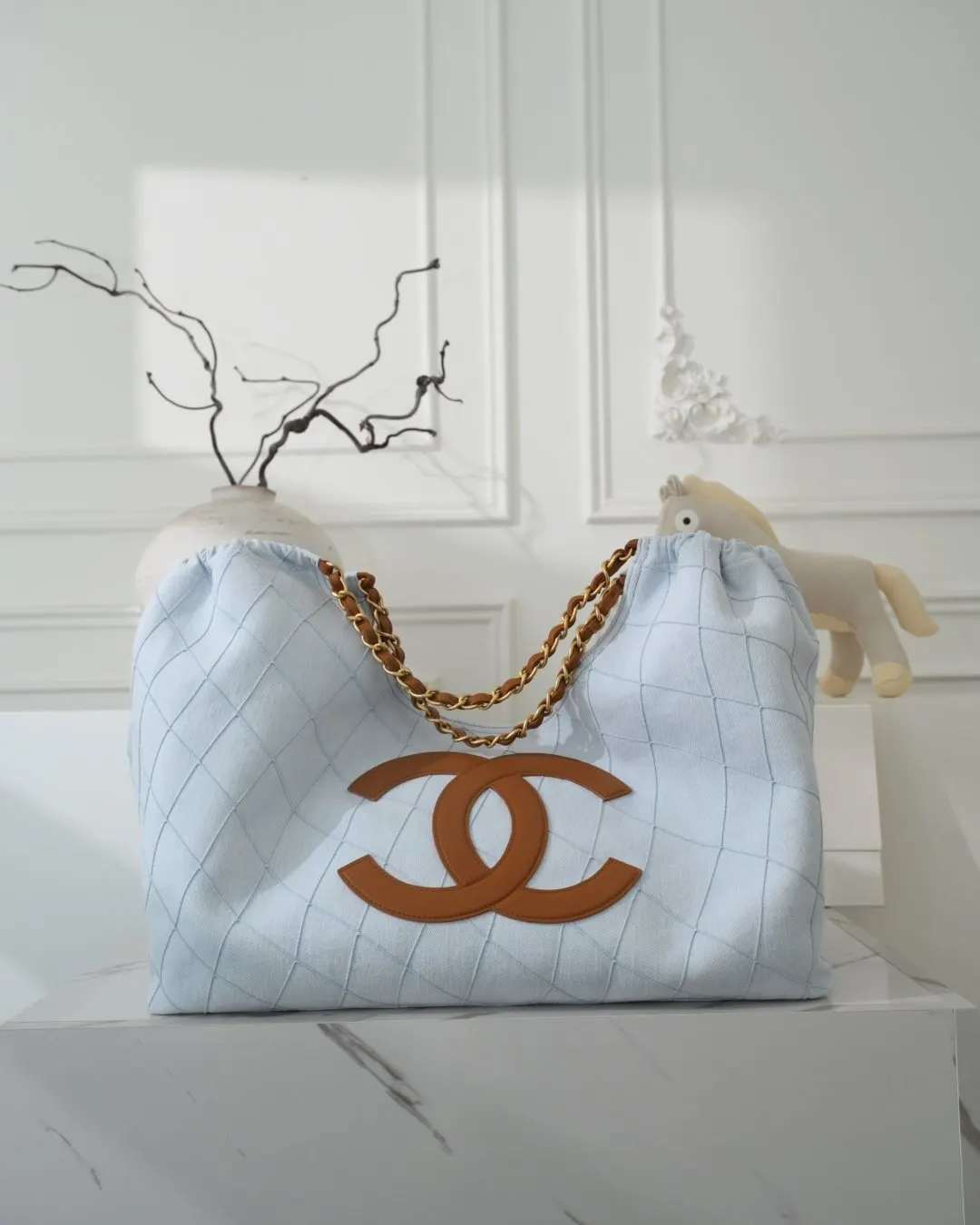 Blue Tote Bag