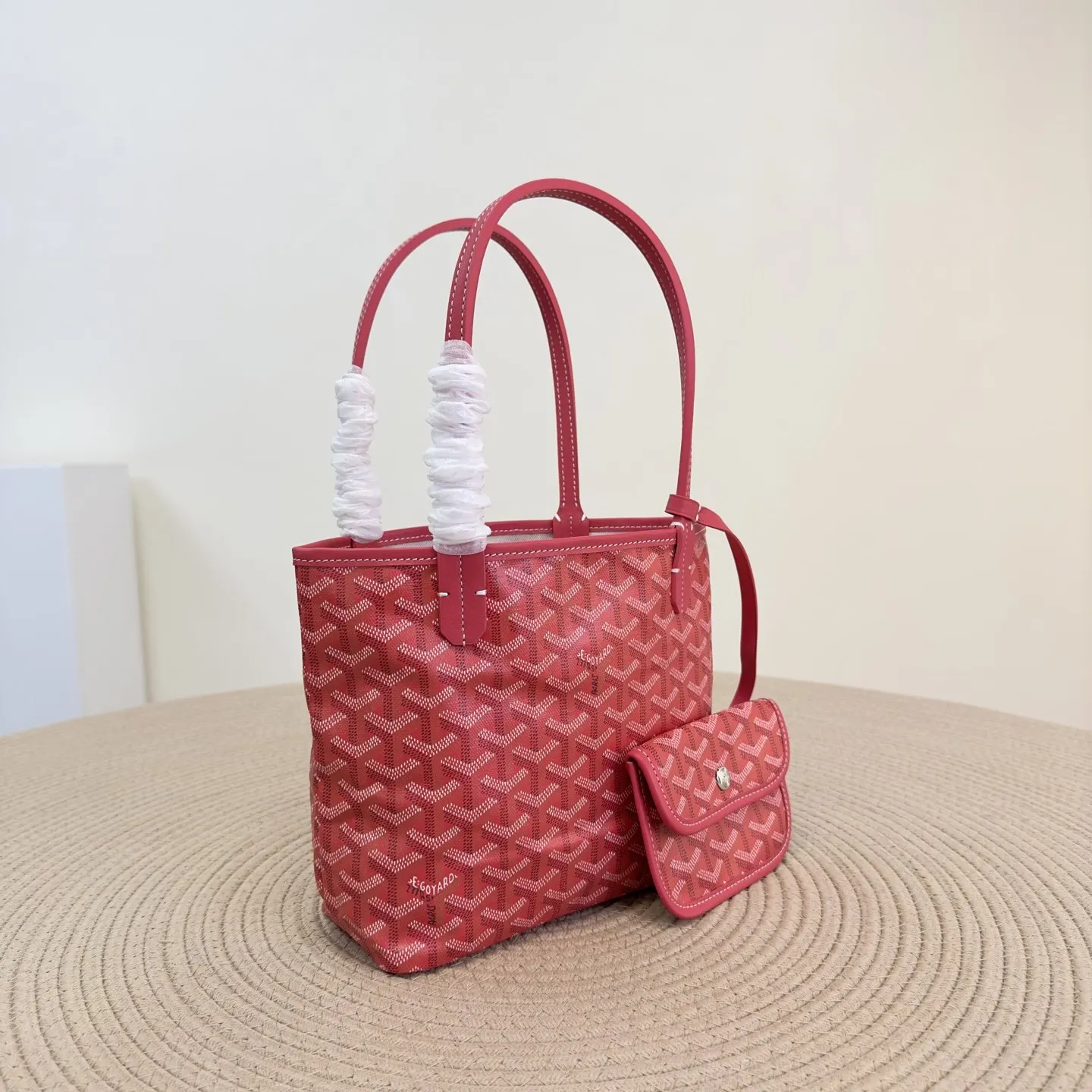 Goyard 戈雅托特 新升级 小单 丝印玫瑰粉 迷你购物袋 菜篮 托特包 大容量托特款