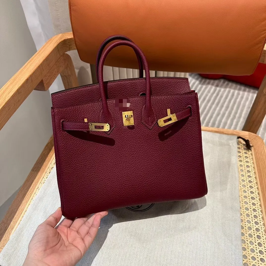 Hermes Birkin 紅色 Togo牛皮 手提包 25cm 经典款