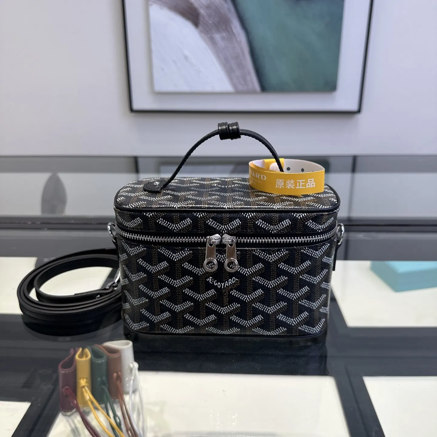 Goyard 黑色 小牛皮 收纳包 旅行收纳款