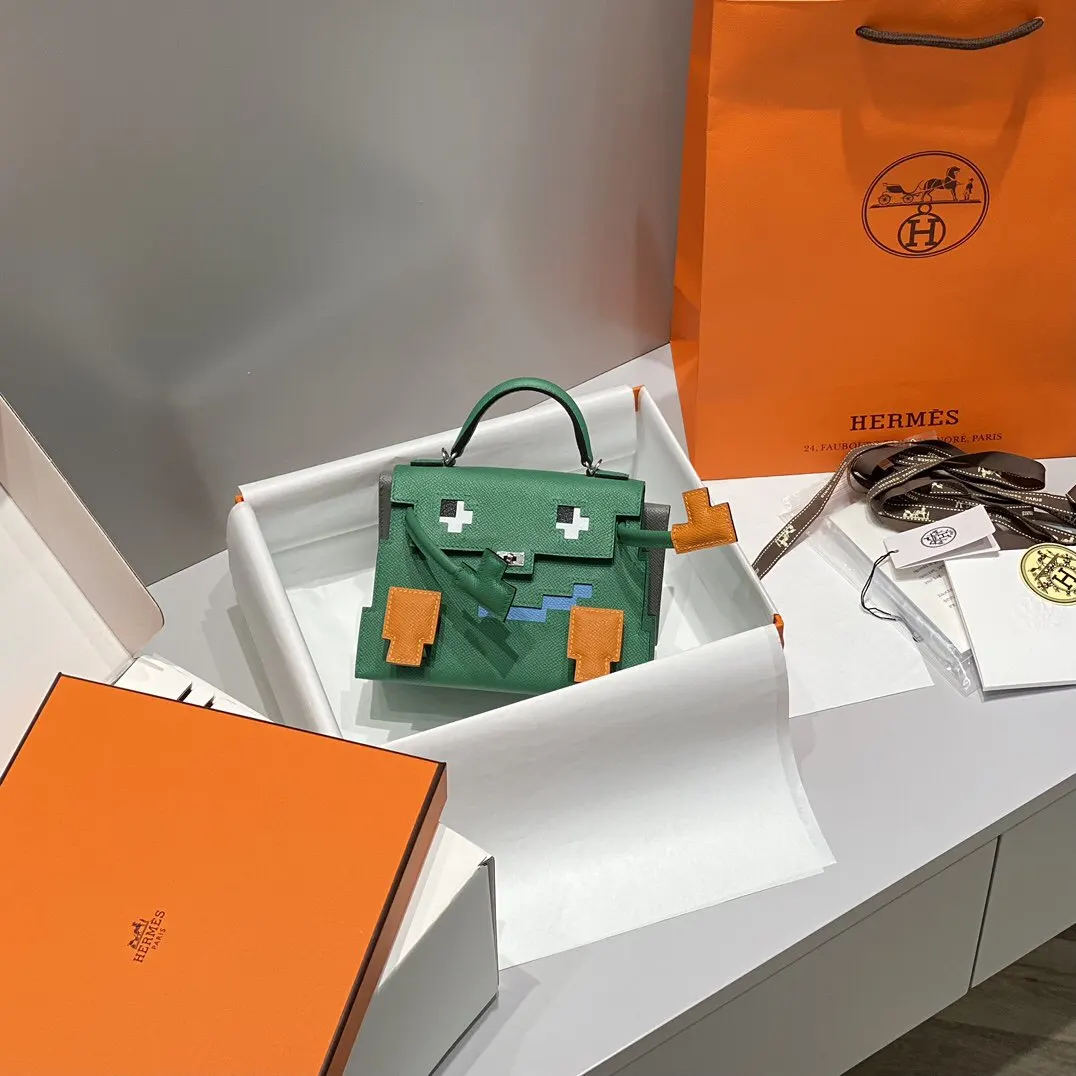 Hermes Kelly 牛皮 手提包 18 X 8 X 13 經典款