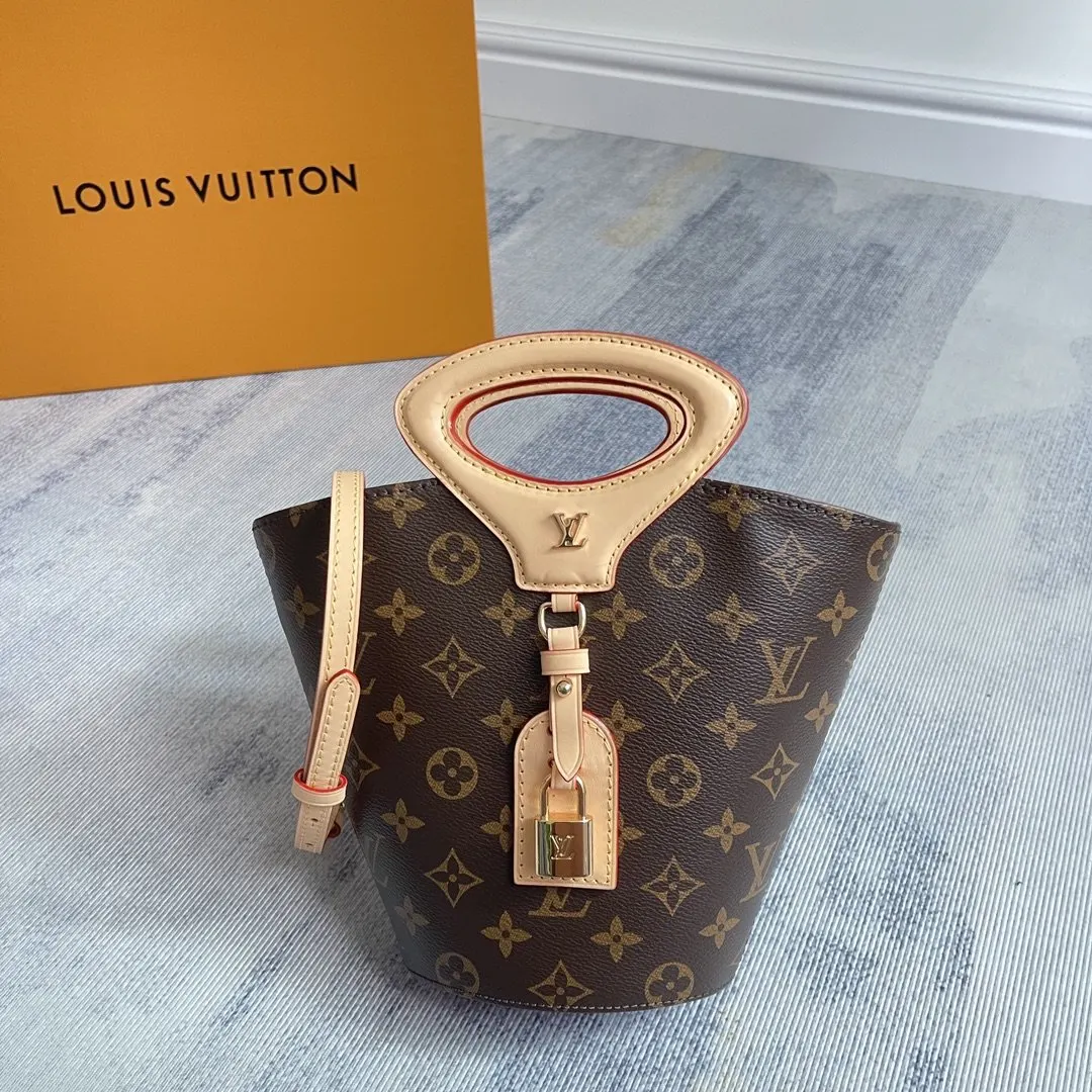 LV 牛皮 动态 Nicolas Ghesq 水桶包 休閒水桶款