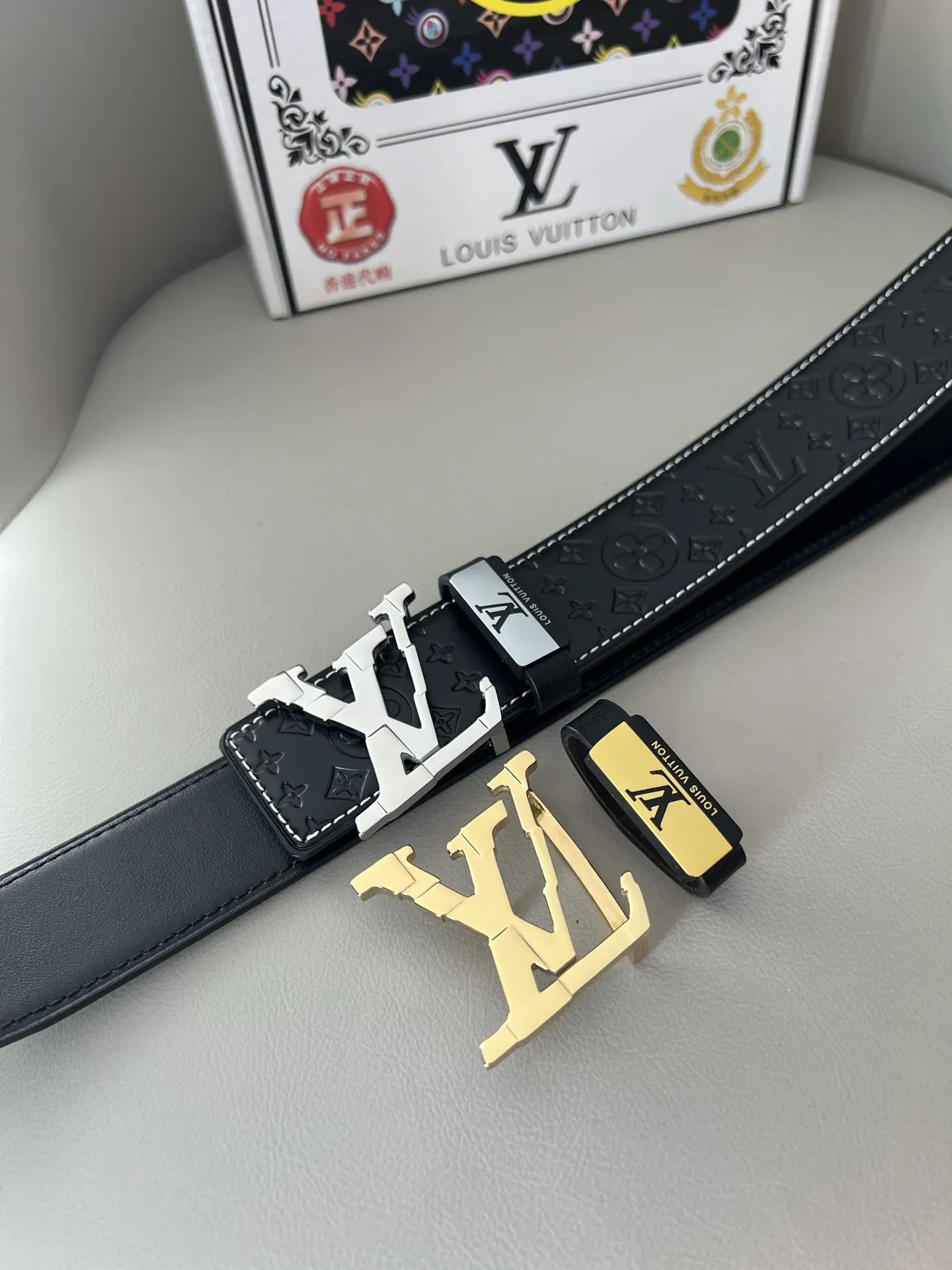 LV 雙面腰帶 商務休閒款