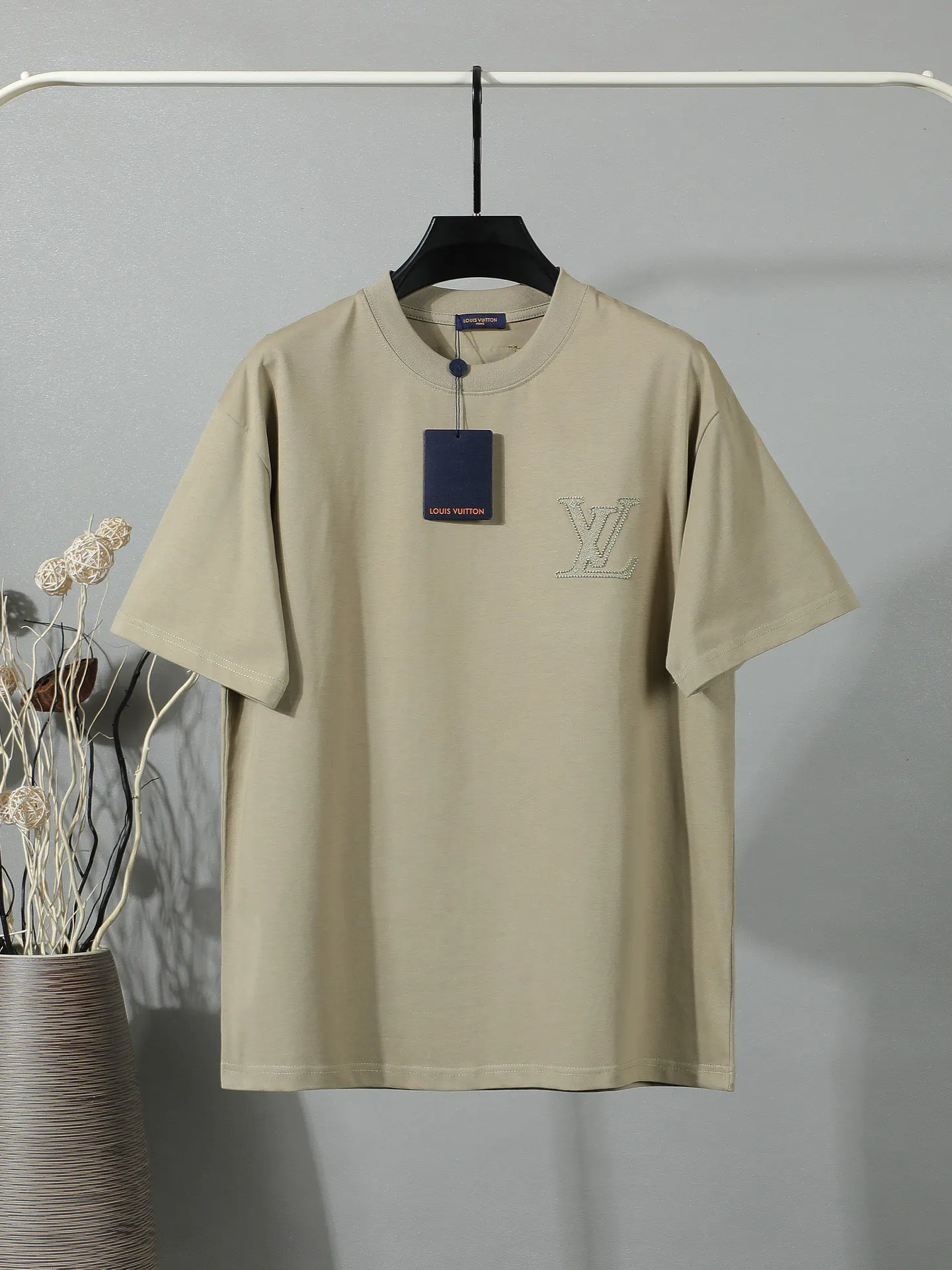 LV 26SS Logo Letter Knitwear Textured Knit Style