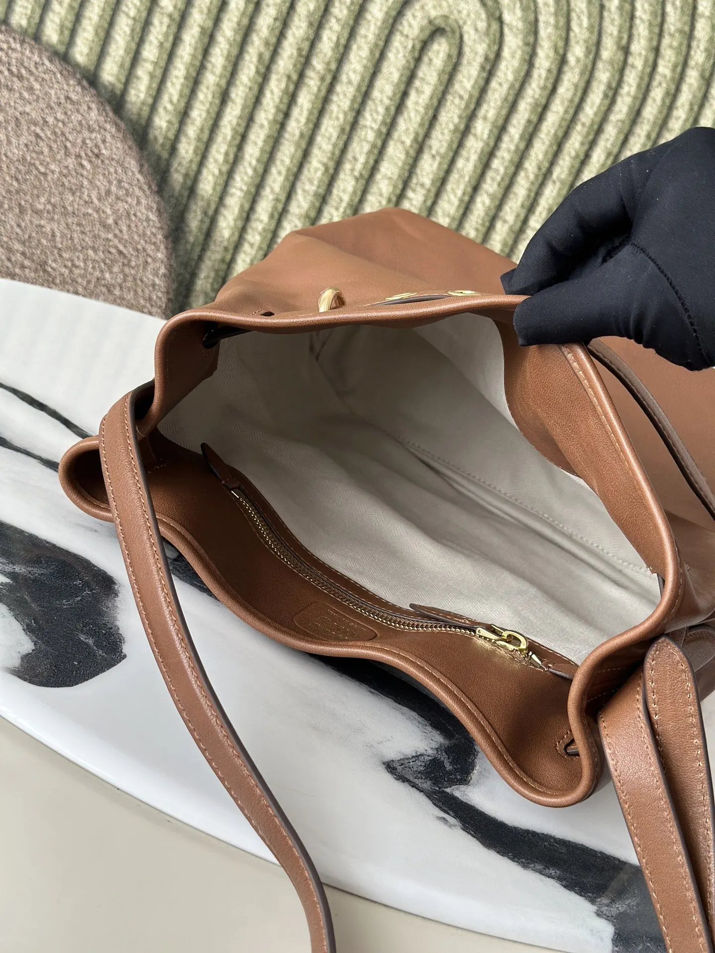Brown Bucket Bag Casual Image 9 Brown Bucket Bag Casual Image 9
