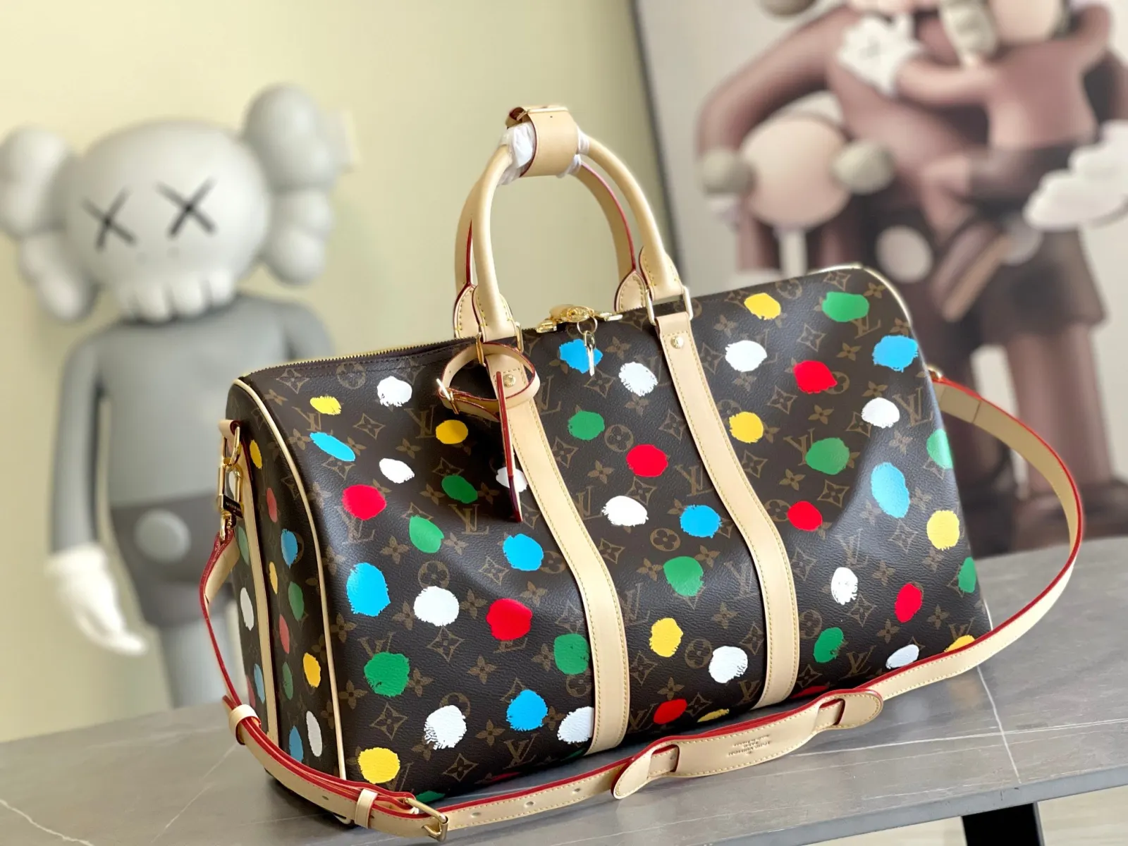 LV Keepall 牛皮 旅行袋 大容量旅行款