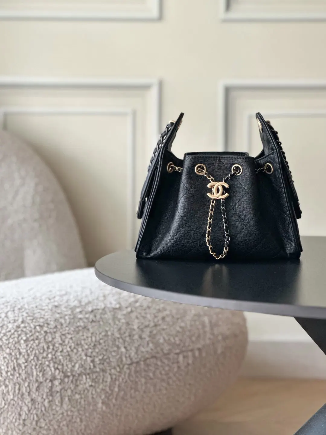 Bucket Bag Casual Leather