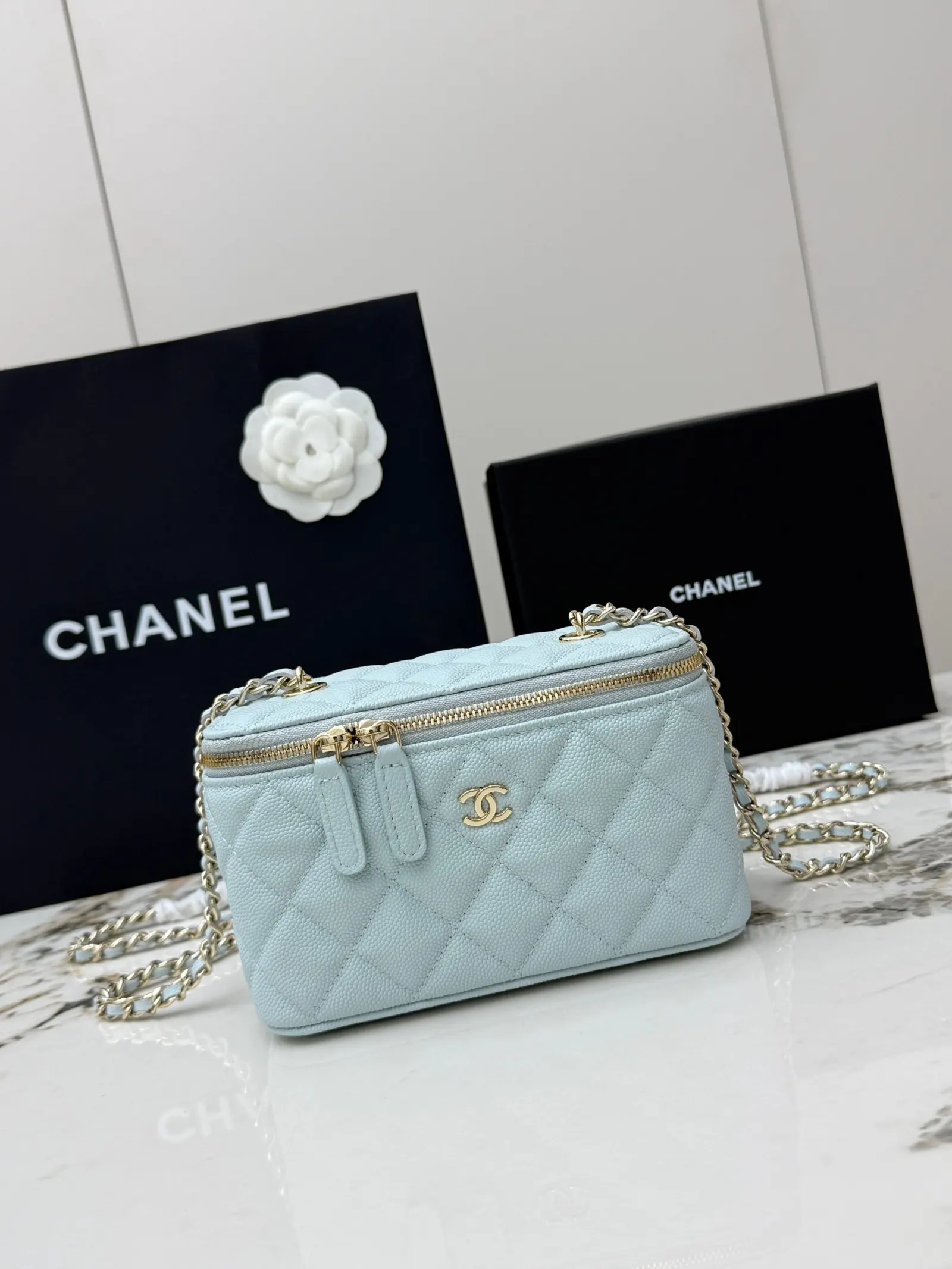 CHANEL 金色 牛皮 鏈條包 精致鏈條款