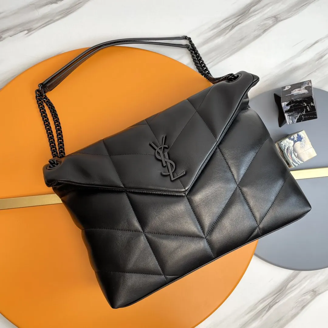 Black Silver Chain Bag