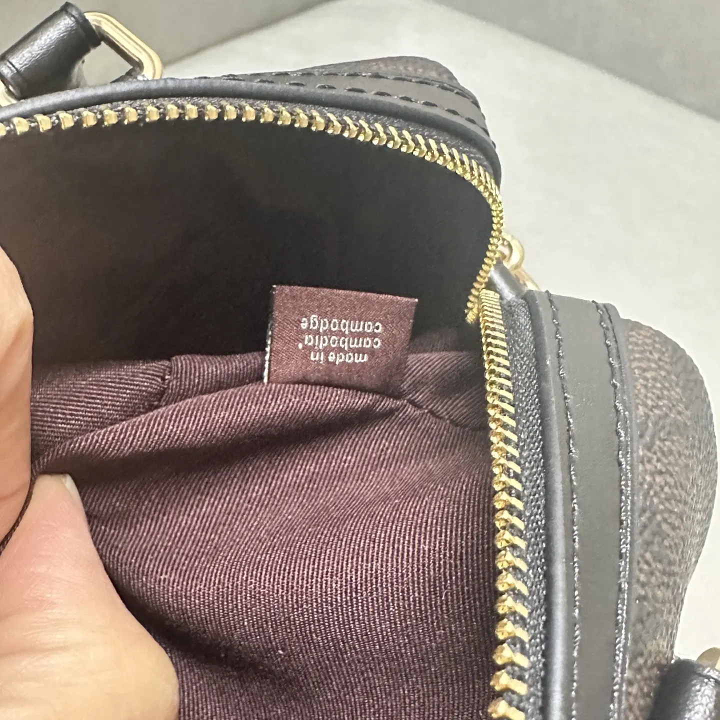 Coach 老花 MINI ROWAN 女士单肩斜挎手 斜挎包 轻便斜挎款