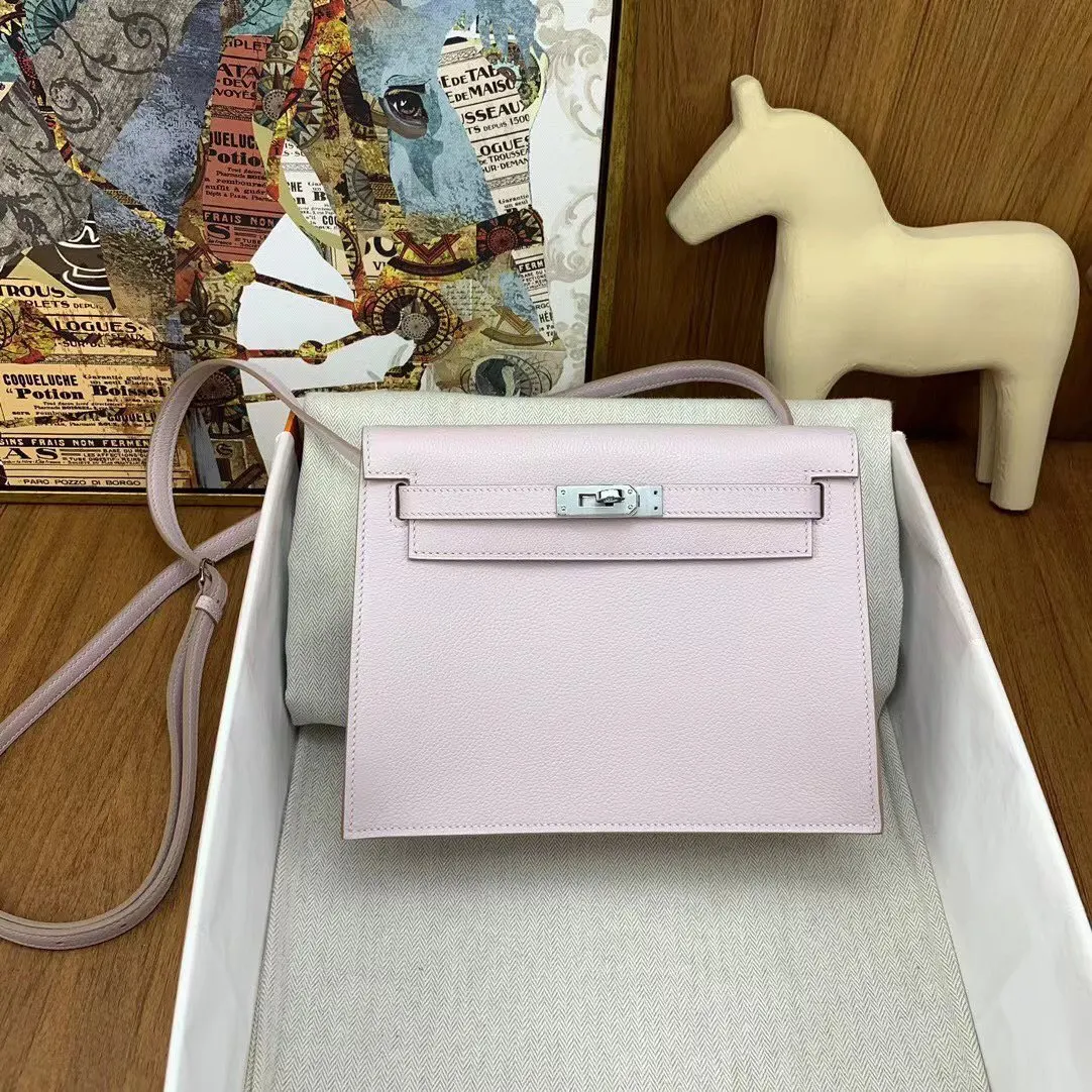 Hermes Kelly Danse Evercolor牛皮 斜背包 22cm 經典款