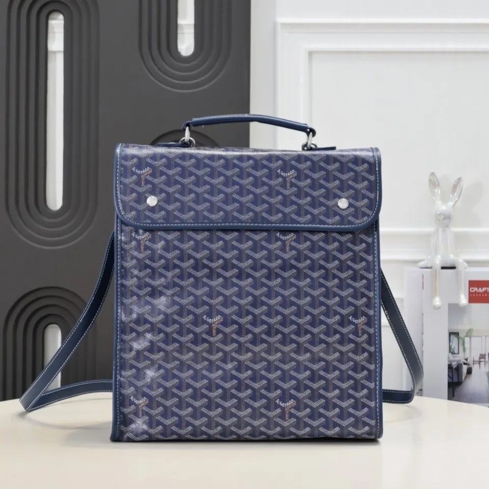 Goyard Blue Backpack
